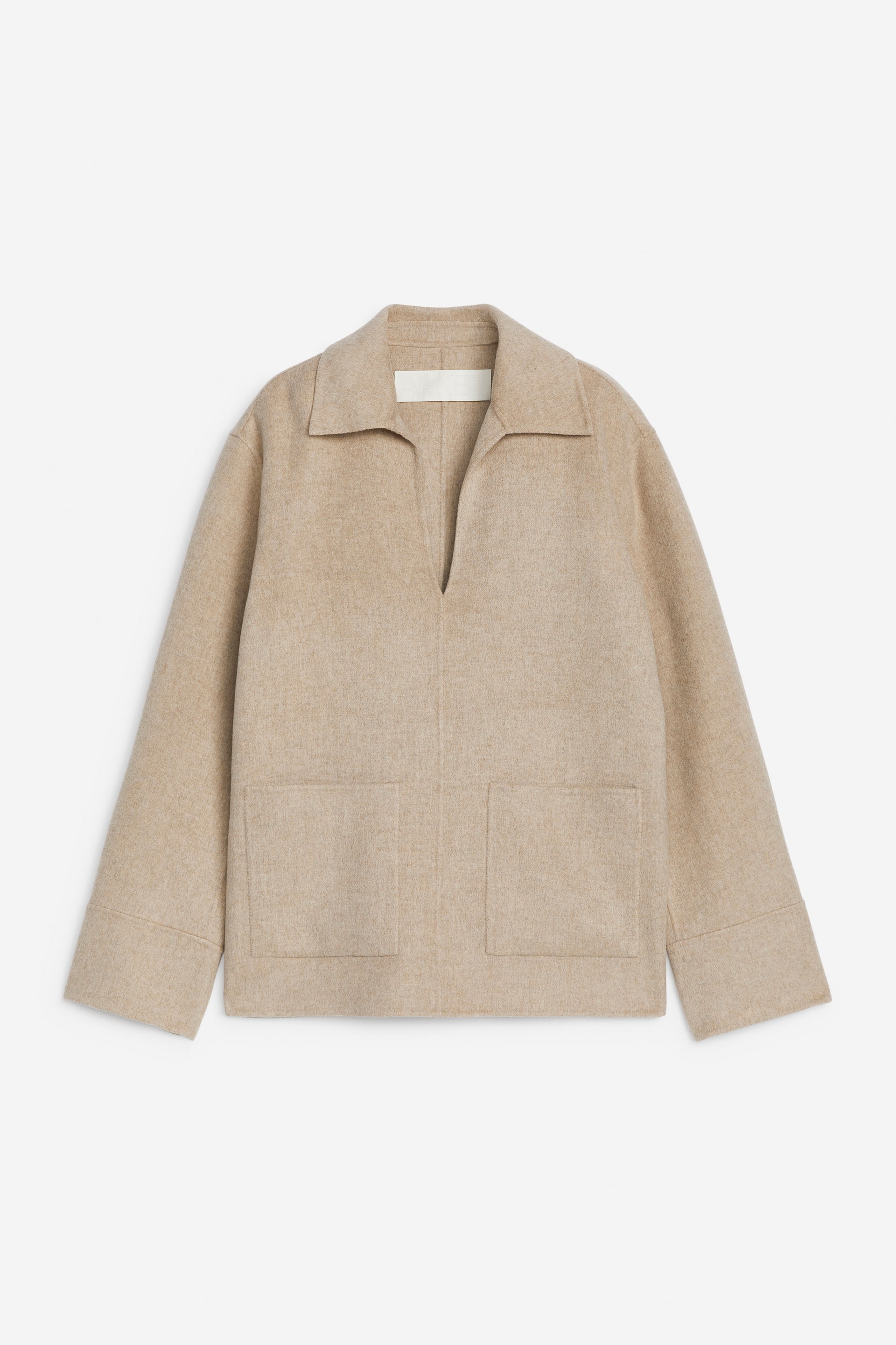 View larger image: Double-Face Popover Shirt - Beige - Ladies | H&M GB 1