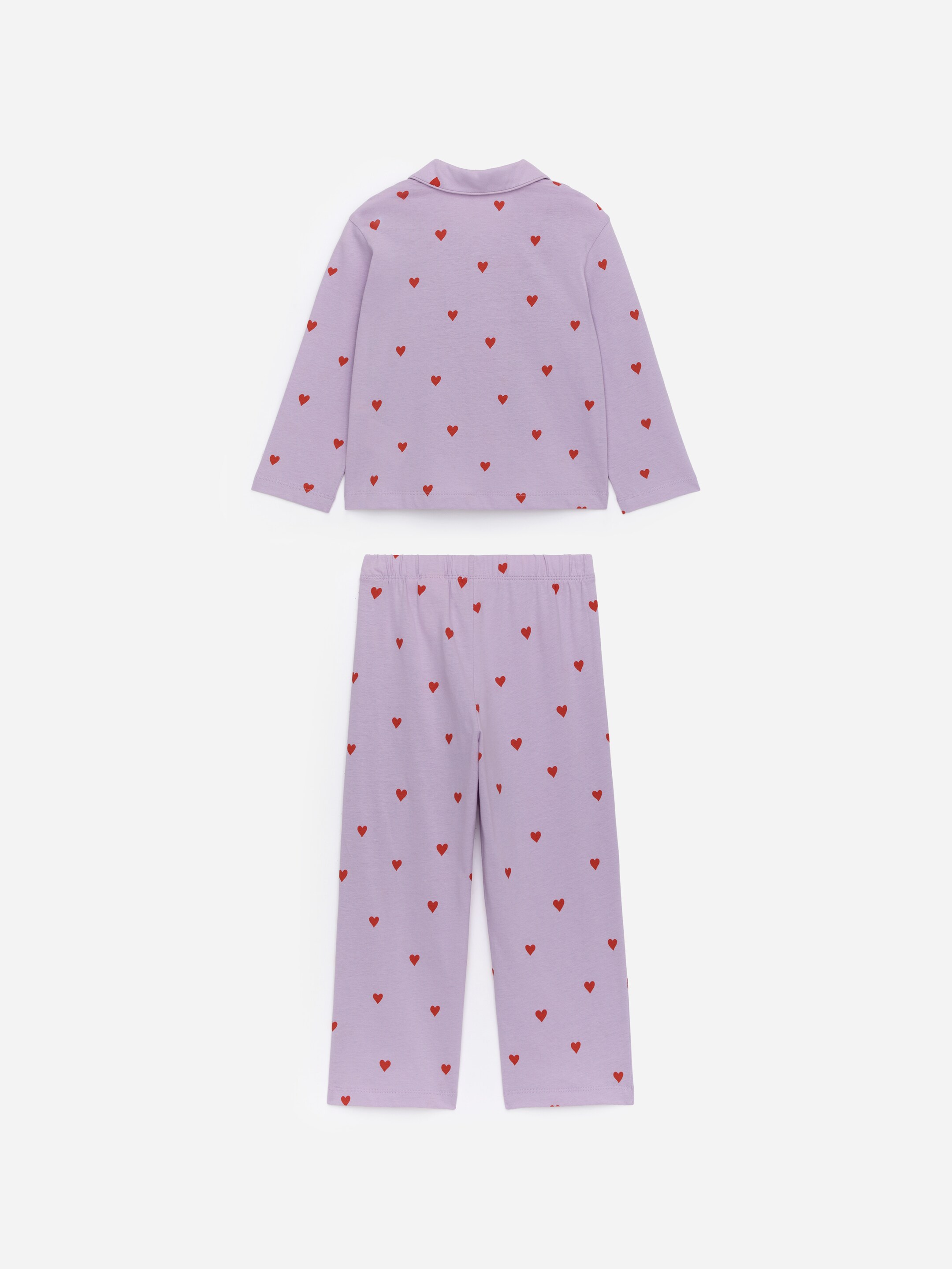 Zobacz większy obraz: Bawełniana piżama - Liliowe/czerwone serca - Dziecko | H&M PL 2