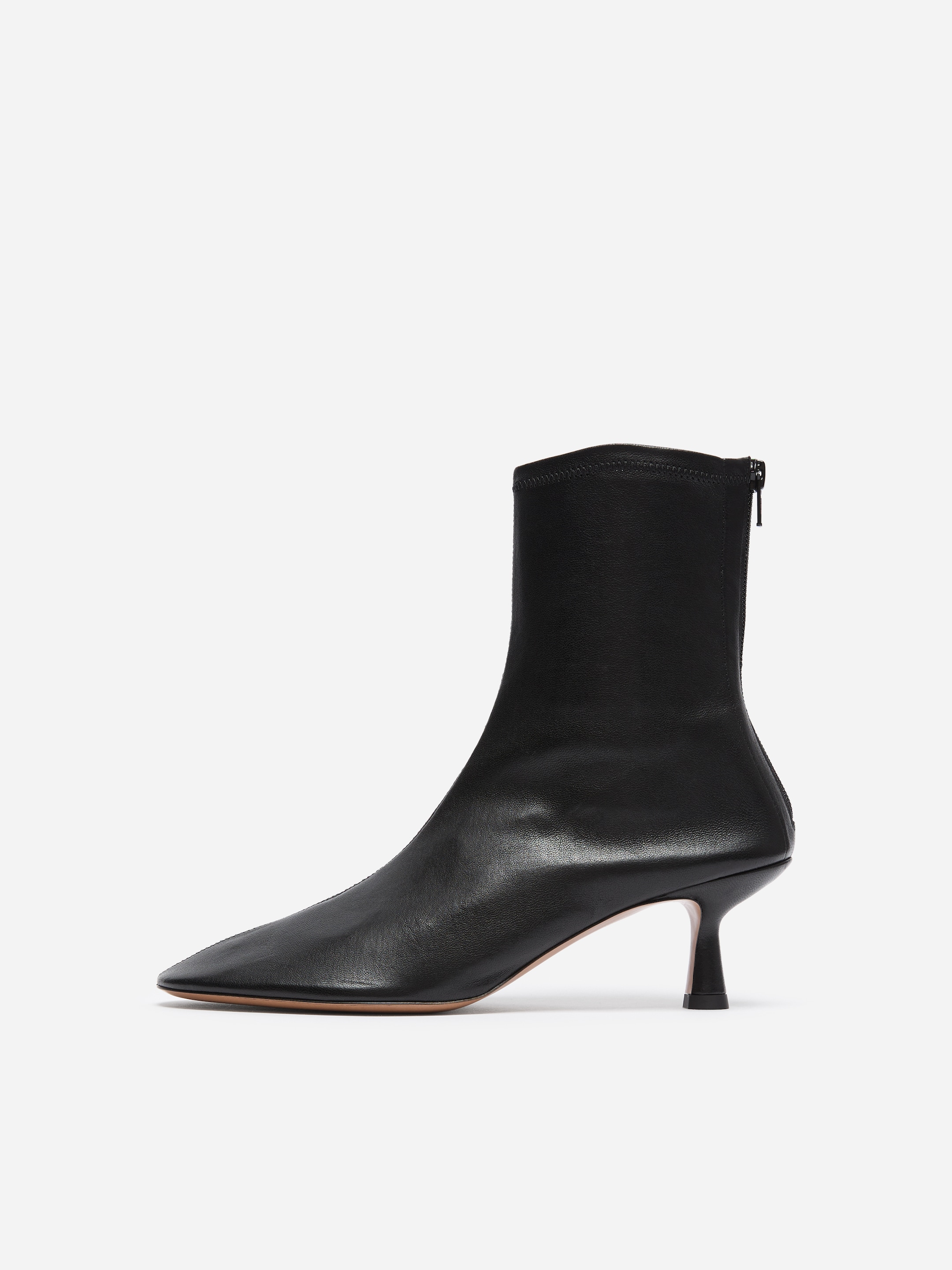 Leather Sock Boots - Black - women - StillMedia/DescriptiveStillLife - 2