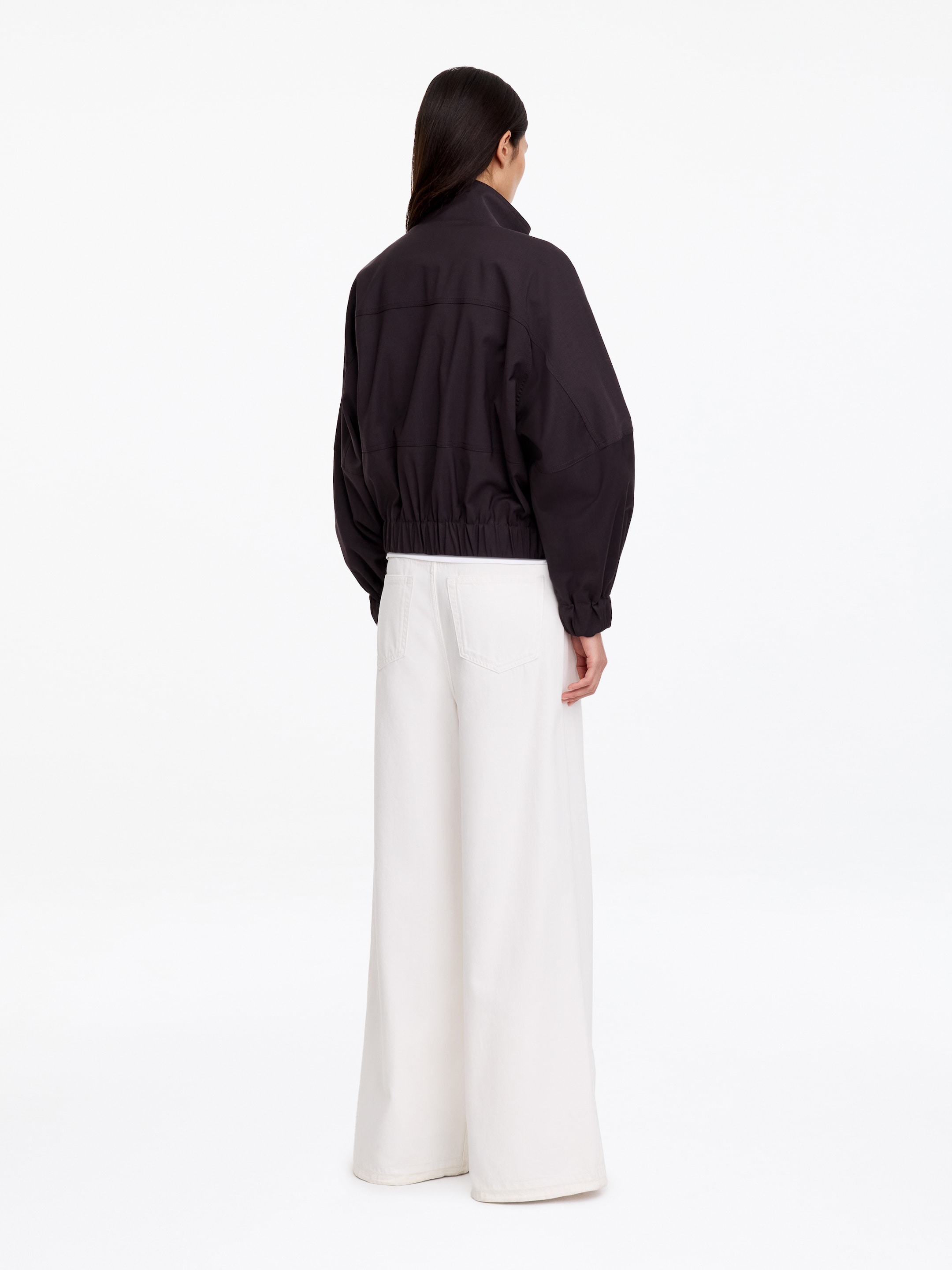 Giacca con cerniera - Marrone scuro - Oversize - women - StillMedia/Lookbook - 7
