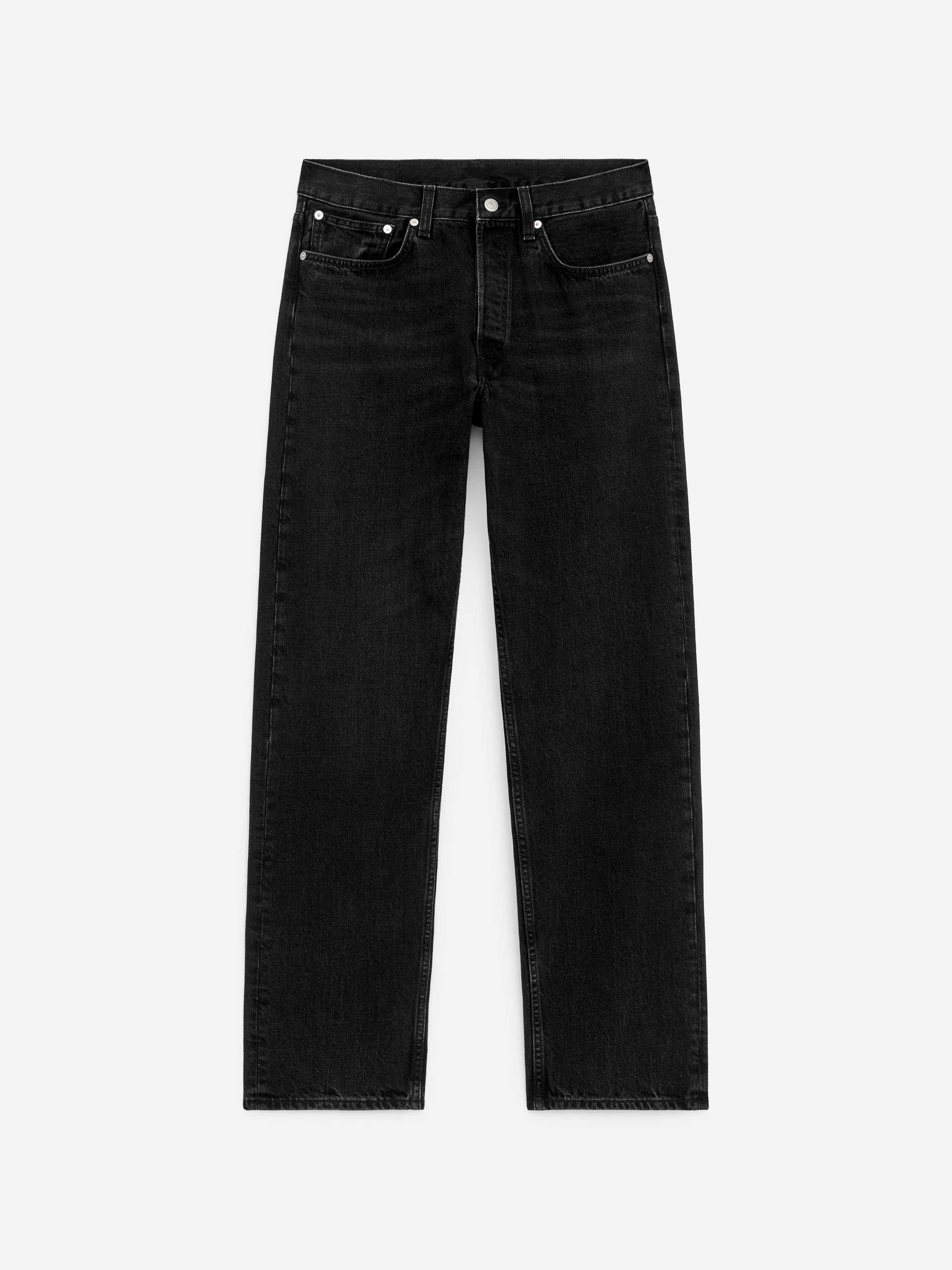CLIFF Regular Straight Jeans-Schwarz-17554
