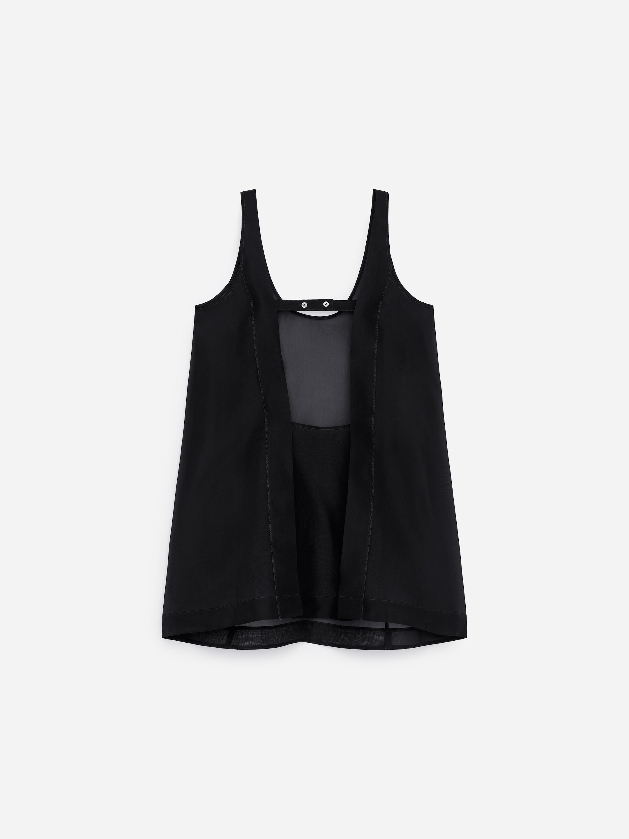 ARKET and Laila Gohar A-Line Mini Dress - Dark Navy - Loose fit - Women - StillMedia/DescriptiveStillLife - 2