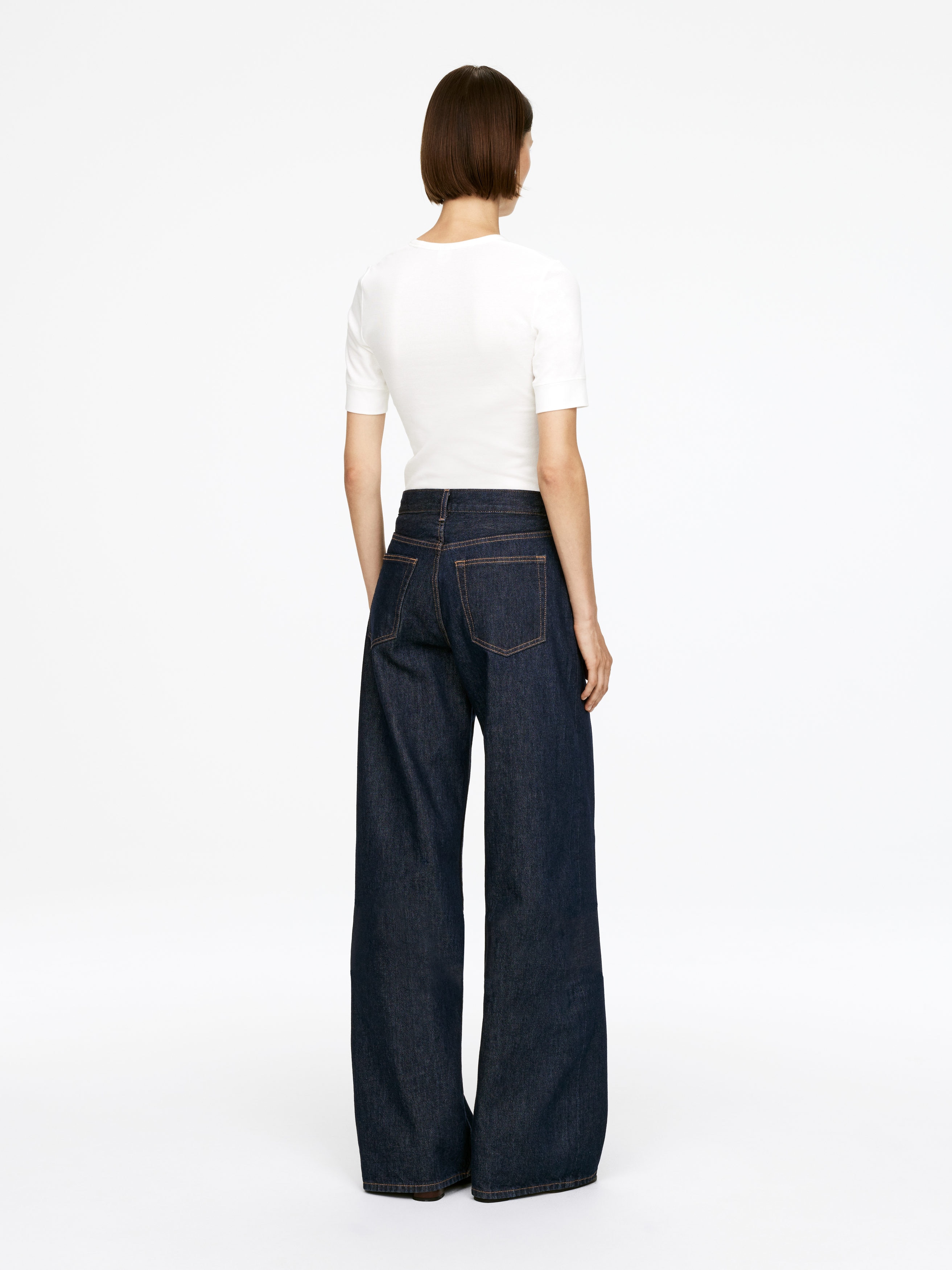 CLOUD vida jeans med lös passform - Mörkblå - Relaxed fit - Women - StillMedia/Lookbook - 17