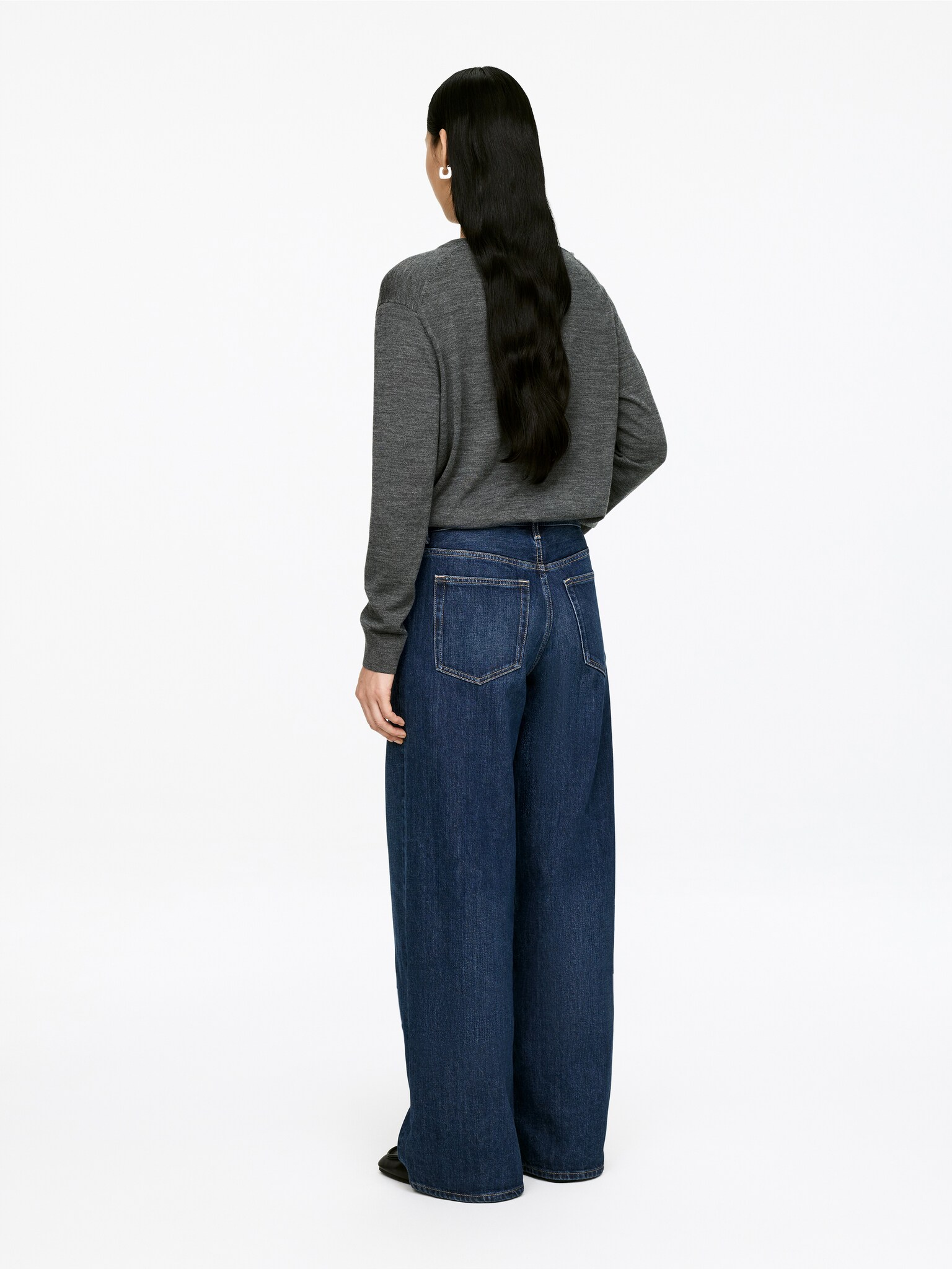 CLOUD Loose Wide jeans - Mellomblå/grå/Blå/Mørkeblå/Mørkeblå/Vasket blå/Mellomblå - 5