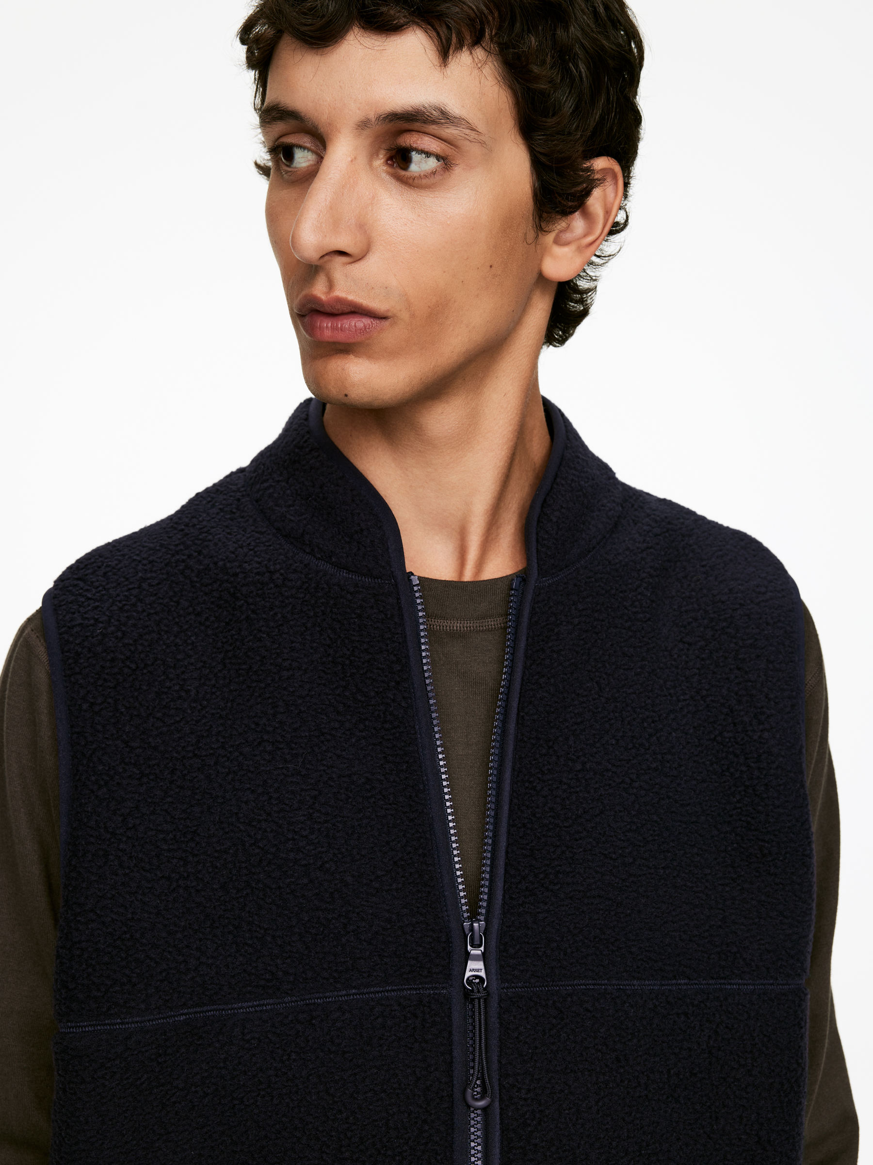 Active Fleece Vest - Dark Blue - Regular fit - Men - StillMedia/Lookbook - 8