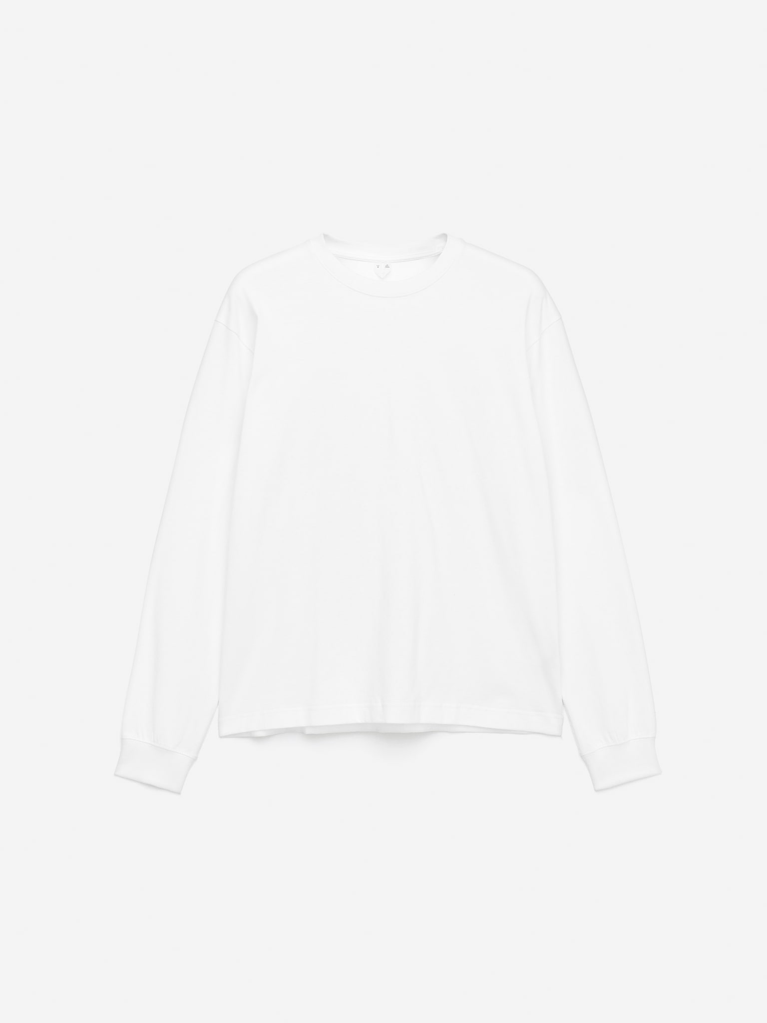 Long-Sleeve T-Shirt - White/Black - 2