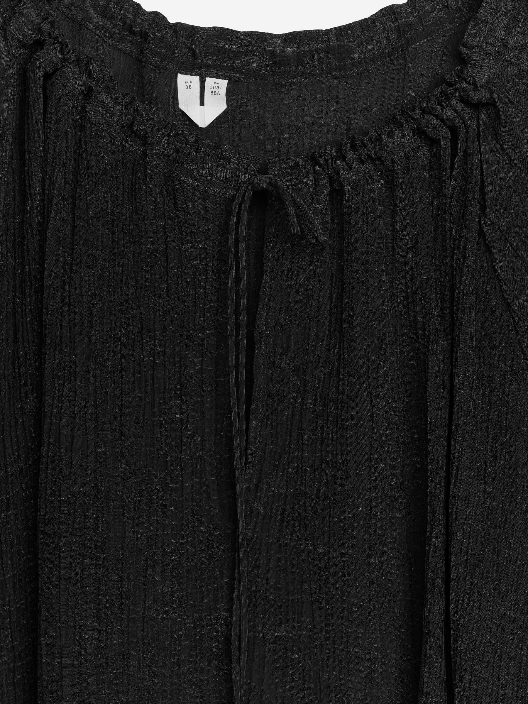 Sukienka maxi z wiązaniem pod szyją - Czarny - Fason swobodny - Women - StillMedia/DescriptiveDetail - 2