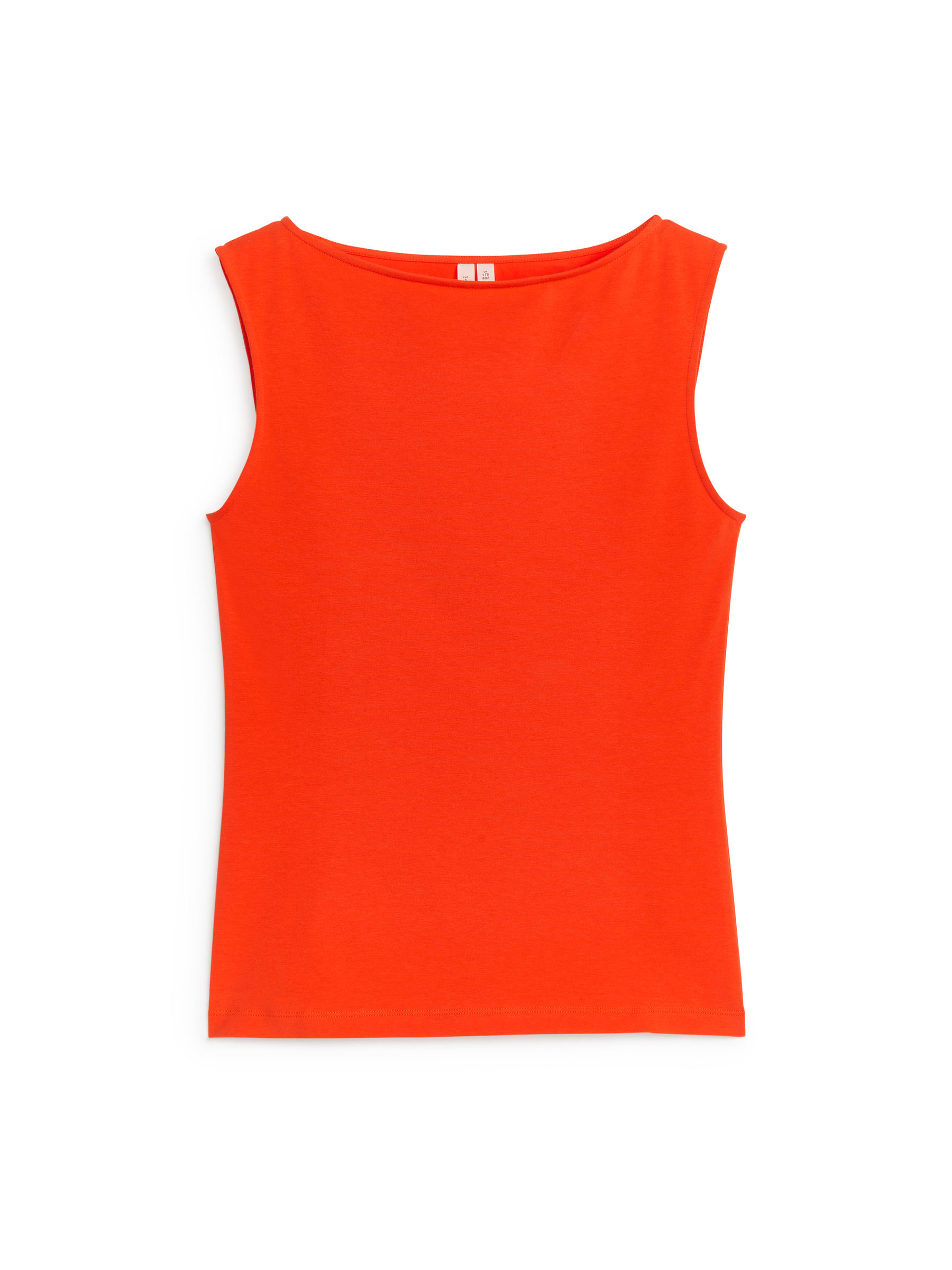 Top mit Bateau-Ausschnitt - Leuchtendes Orange - Regular Fit - Damen - StillMedia/DescriptiveStillLife - 1