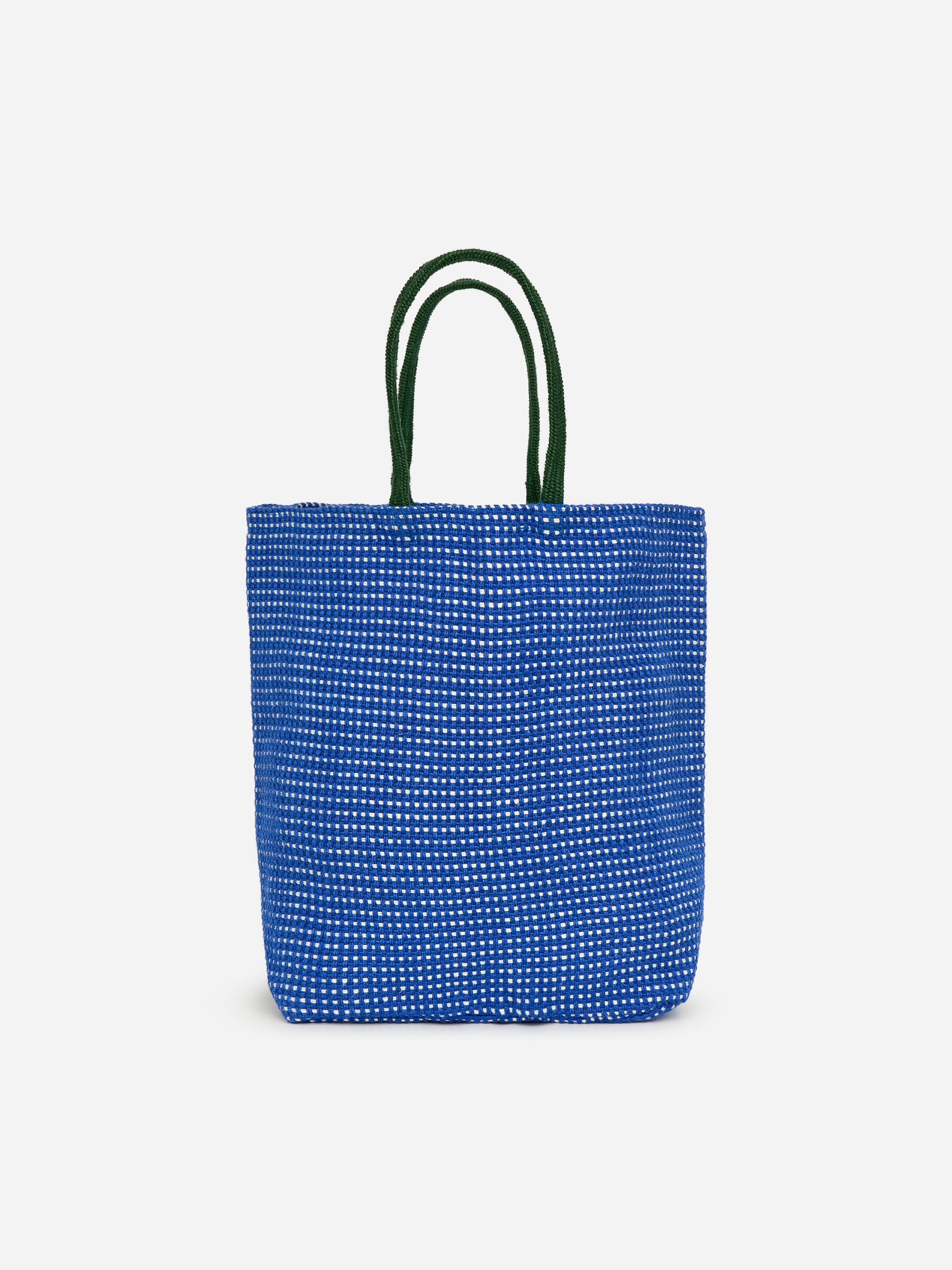 Jute Storage Bag - Blue/White - Homeware - StillMedia/DescriptiveStillLife - 1