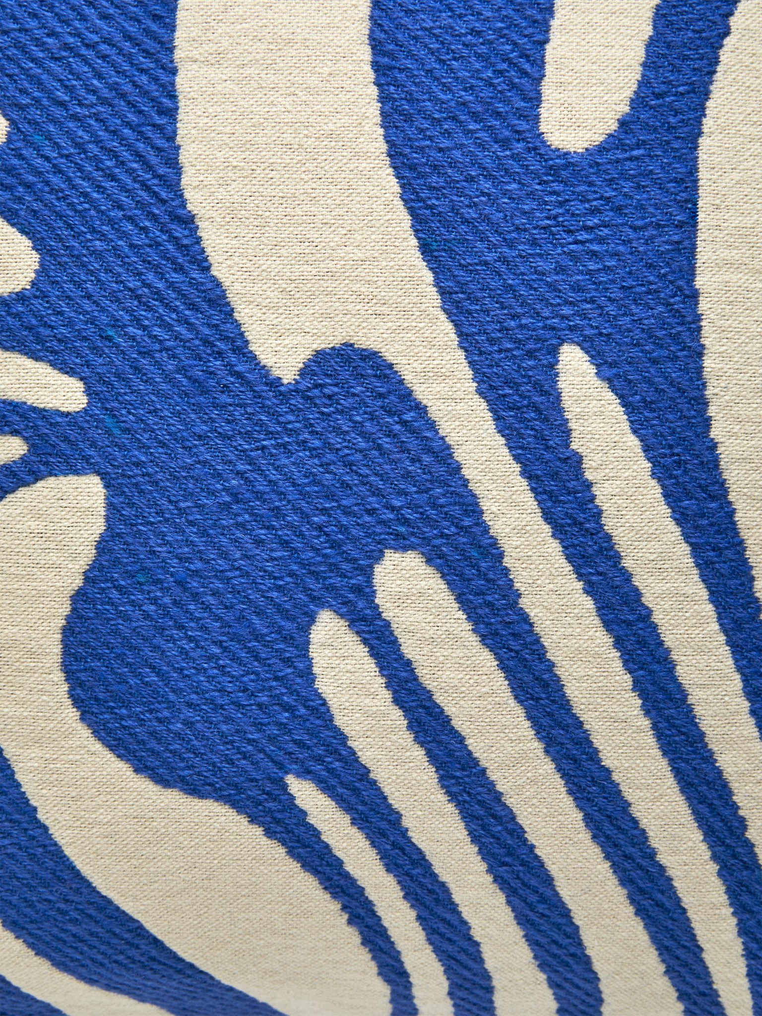 Cotton Wool Cushion Cover 50 x 50 cm - White/Blue/Dark Mole/White/Red/Beige - 3