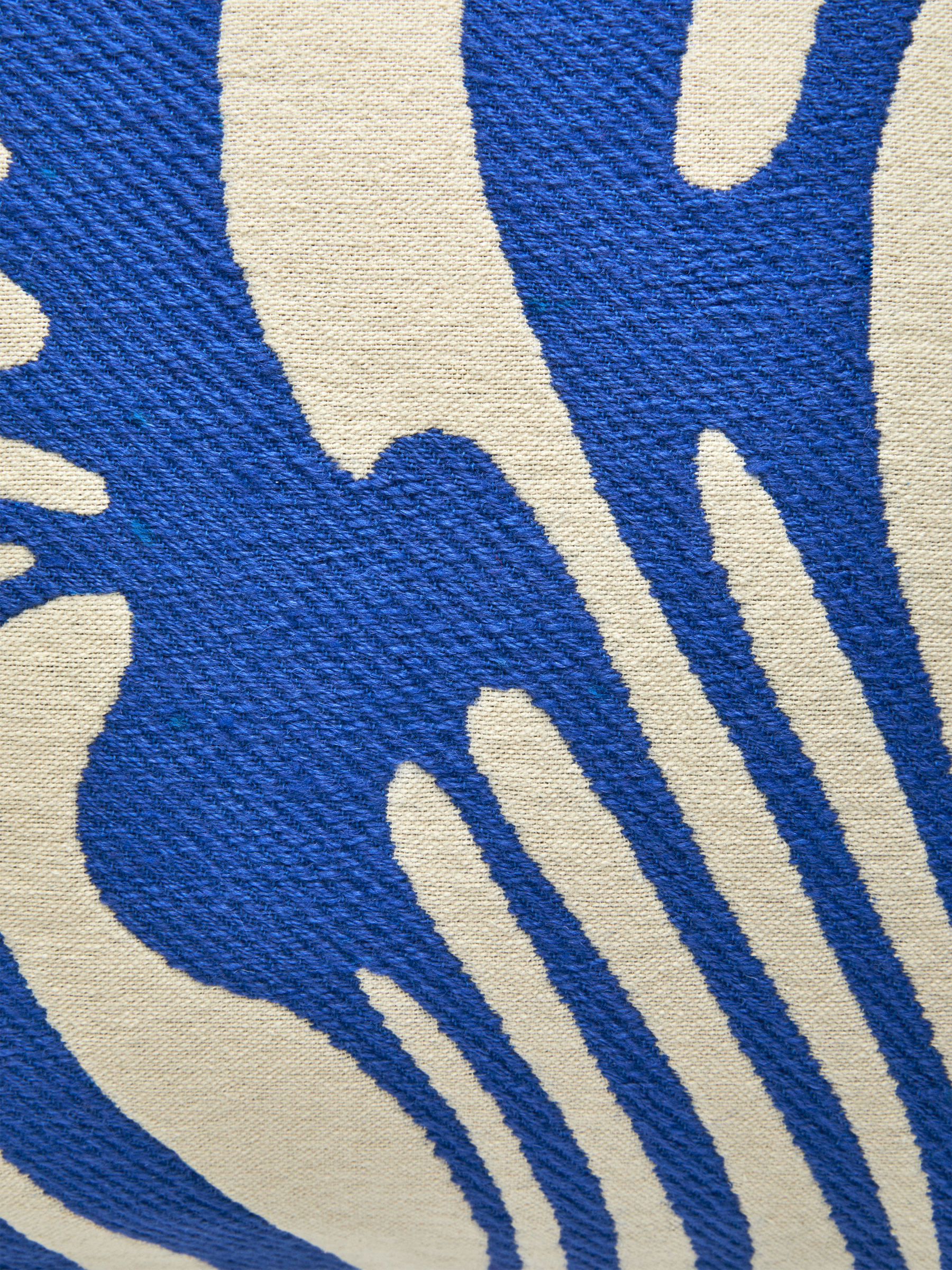 Cotton Wool Cushion Cover 50 x 50 cm - White/Blue - Homeware - StillMedia/DescriptiveDetail - 4