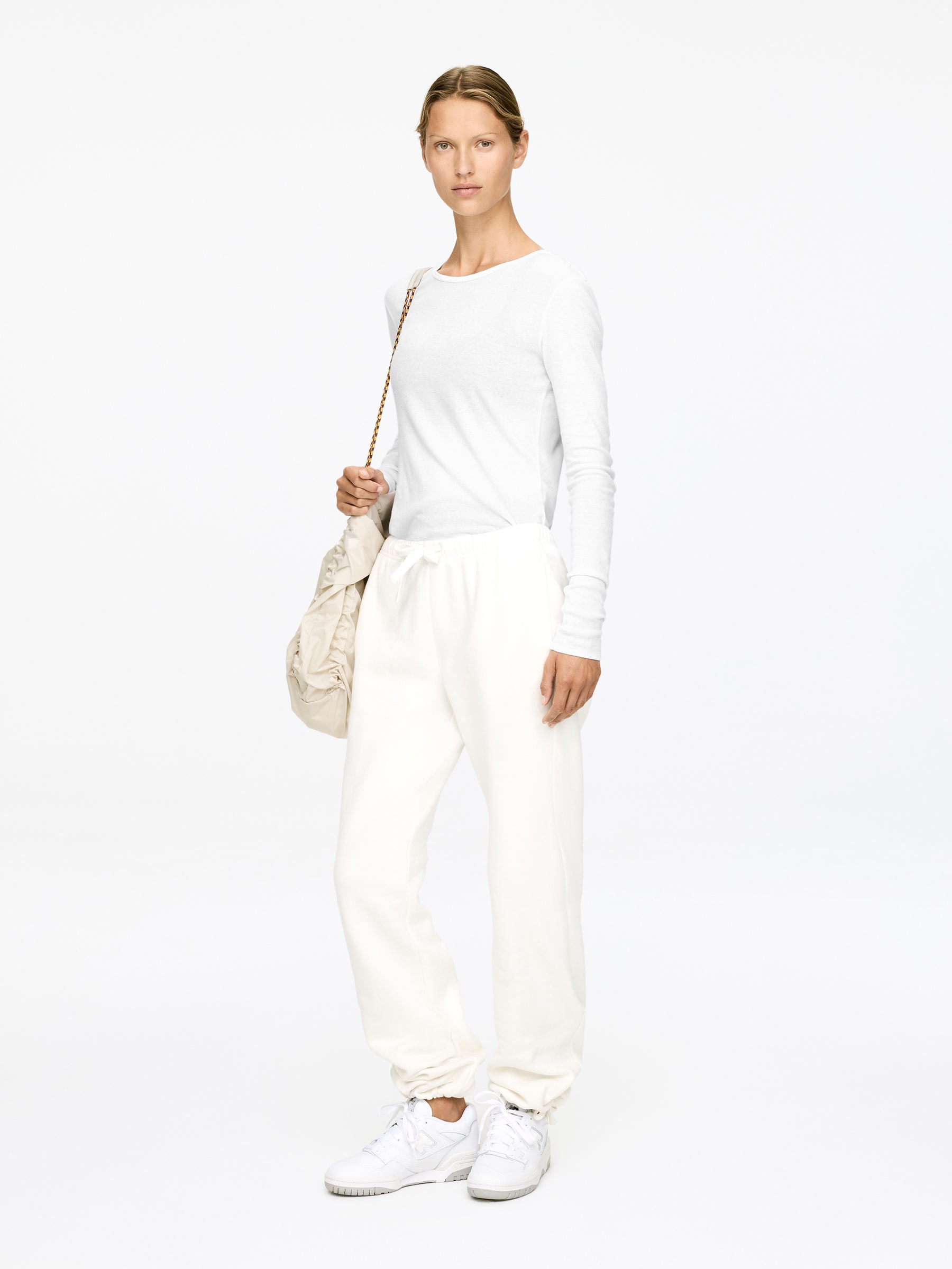 Top de algodón transparente - Blanco - Corte ajustado - Women - StillMedia/Lookbook - 4