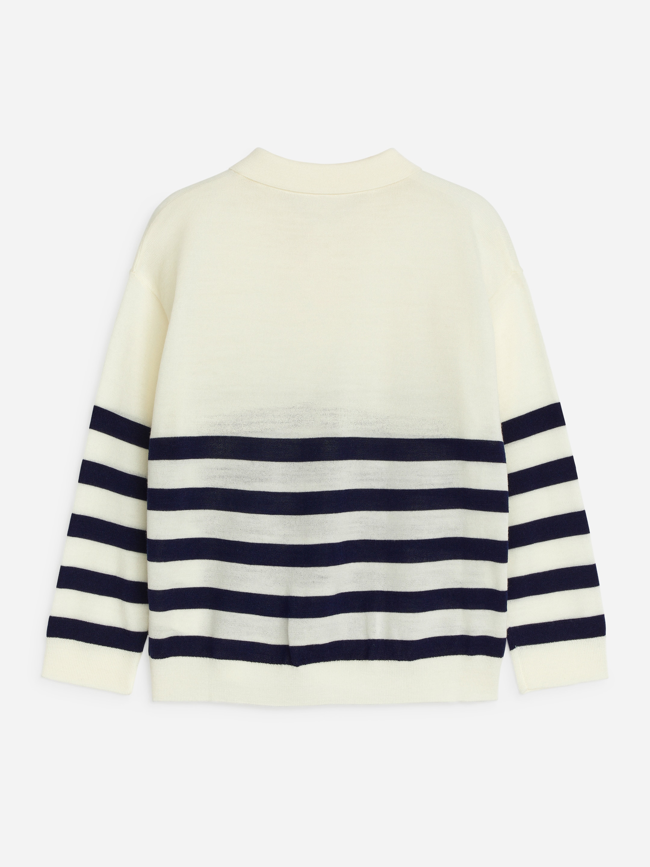 Pull polo - Blanc cassé/Bleu - Relaxed fit - Enfant - StillMedia/DescriptiveStillLife - 1