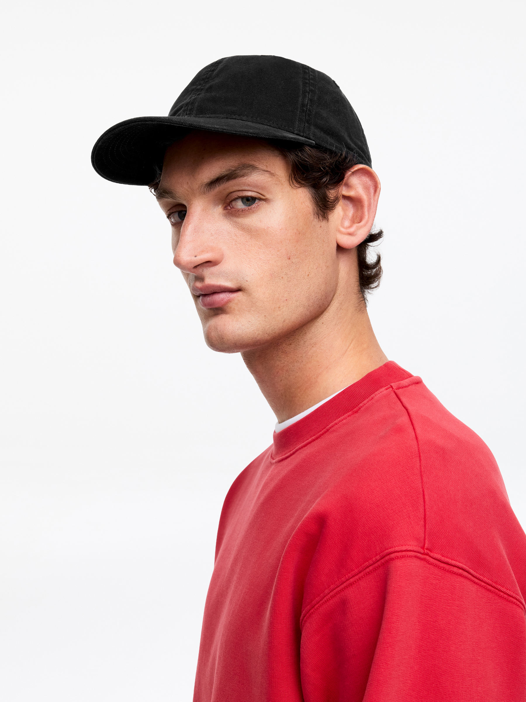 Canvas-Cap aus gewaschener Baumwolle - Schwarz - Herren - StillMedia/Lookbook - 4