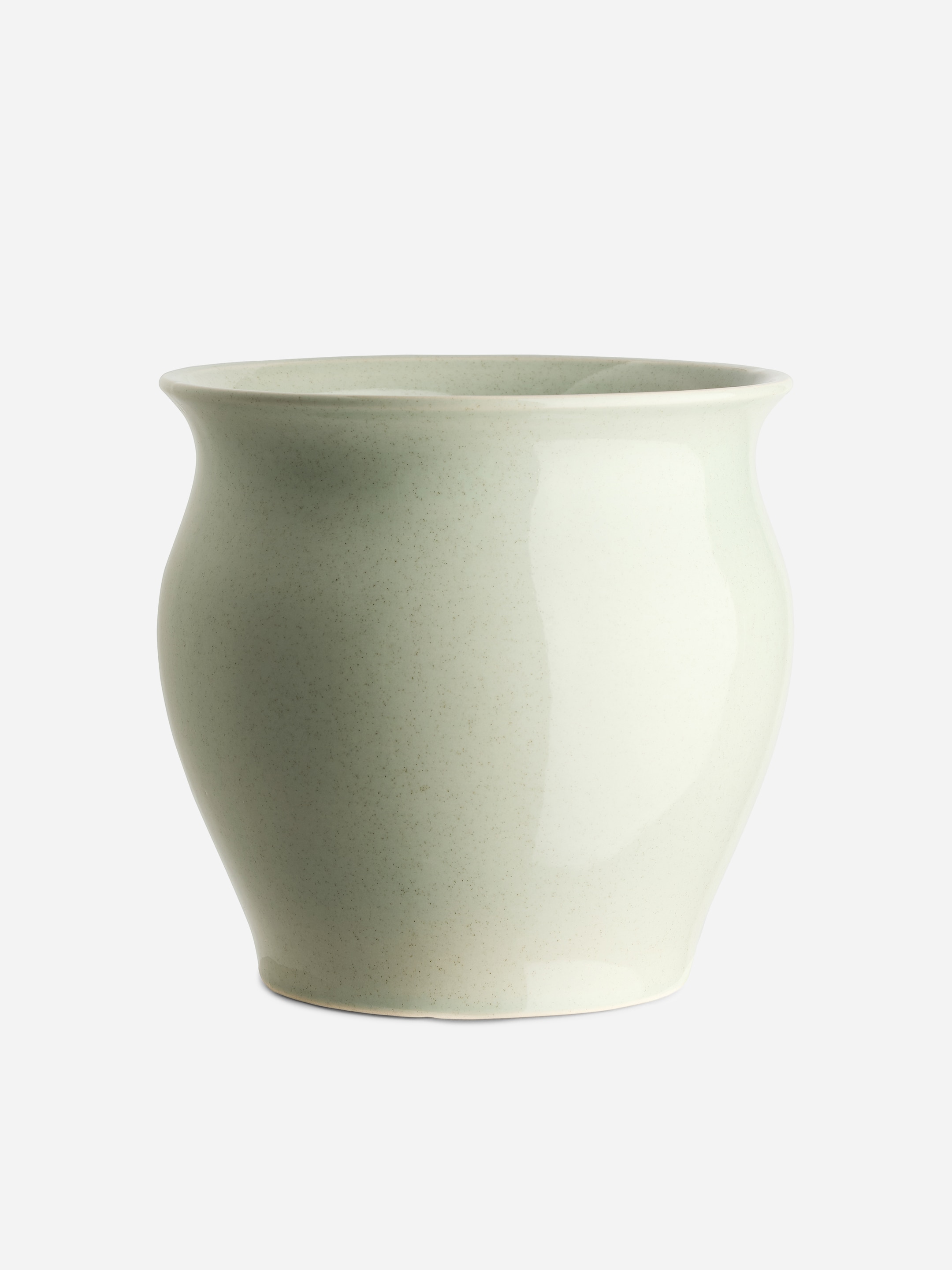 Stoneware Pot 20 cm-#DAE5C4-18462