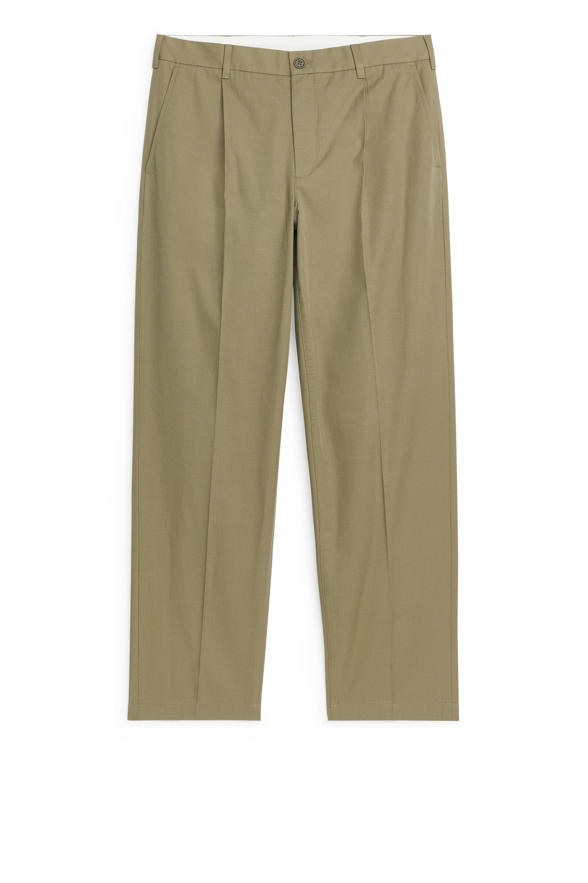 Se større billede: Bomuldsbukser - Kakigrøn - HERRE | H&M DK 1