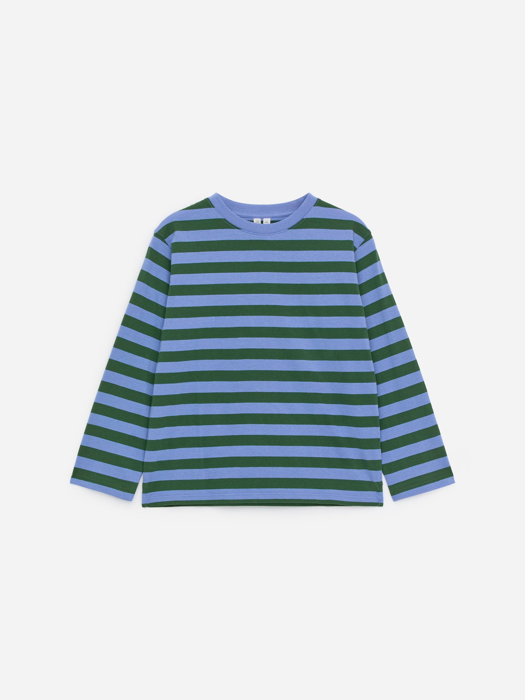 Långärmad t-shirt-#657CBE-18334