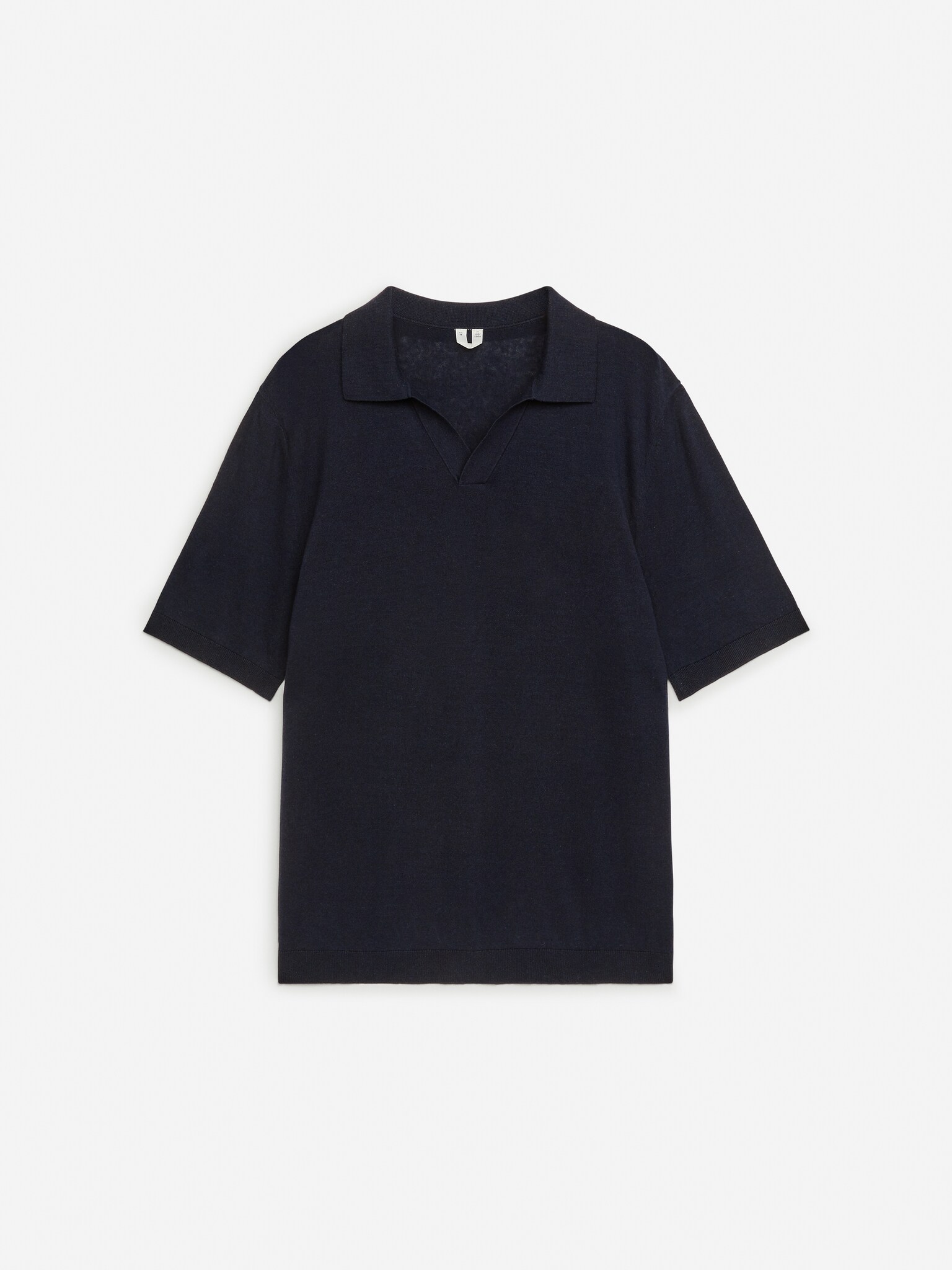 Cotton Linen Polo Shirt - Dark Blue/Light Mole/Donkerblauw/Taupe/Dark Blue/Burgundy/Khaki Green - 1
