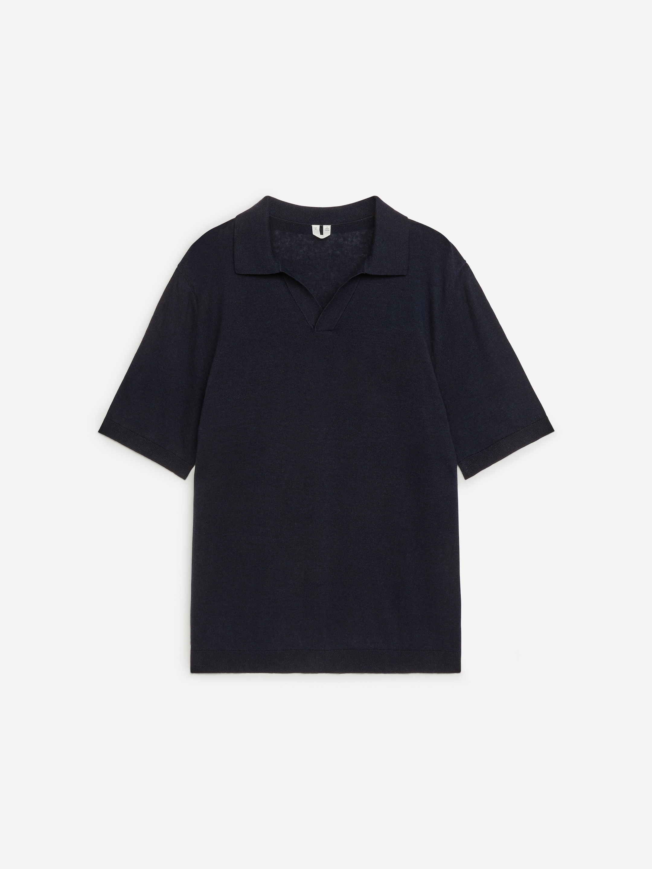 Zobrazit větší obrázek: Polo tričko z bavlny a lnu - Dark Blue - MUŽI | H&M CZ 5