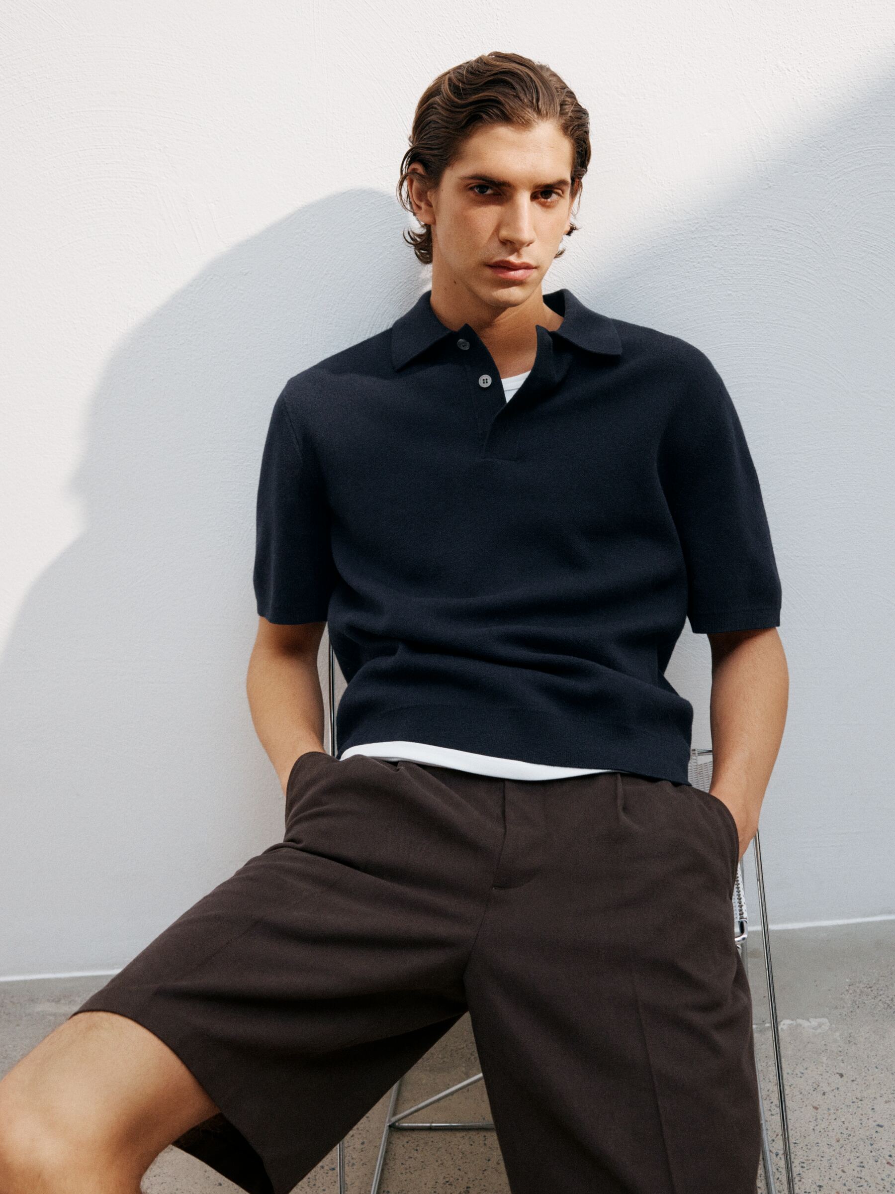 Dressed Shorts-#3F3838-19510
