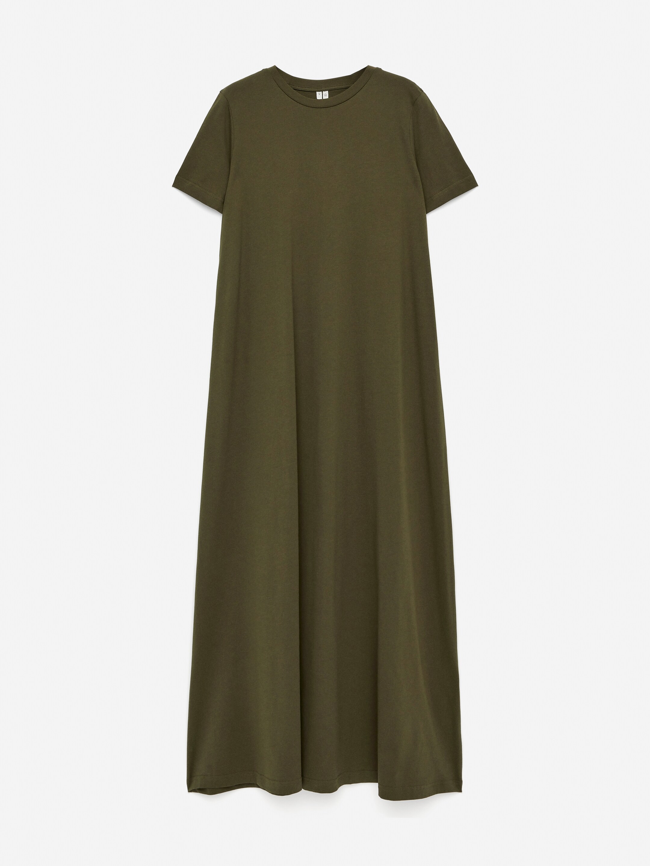 View larger image: Maxi T-Shirt Dress - Khaki Green - Ladies | H&M GB 5