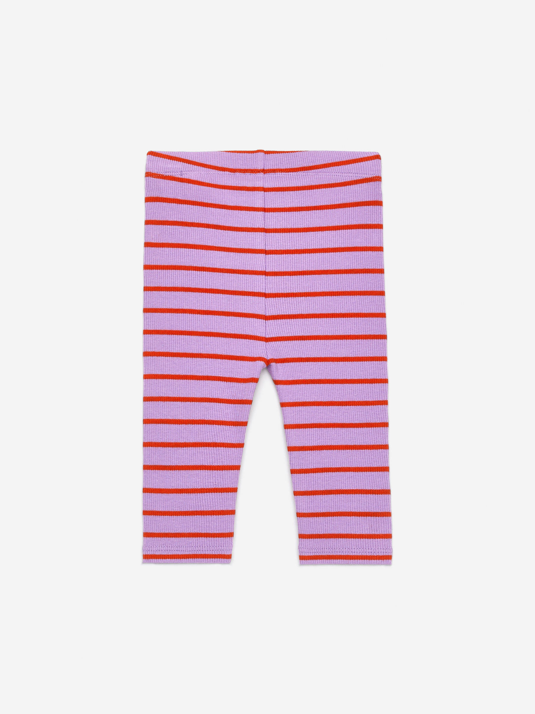 Ribbed Leggings - Lilac/Red - Slim fit - Children - StillMedia/DescriptiveStillLife - 1