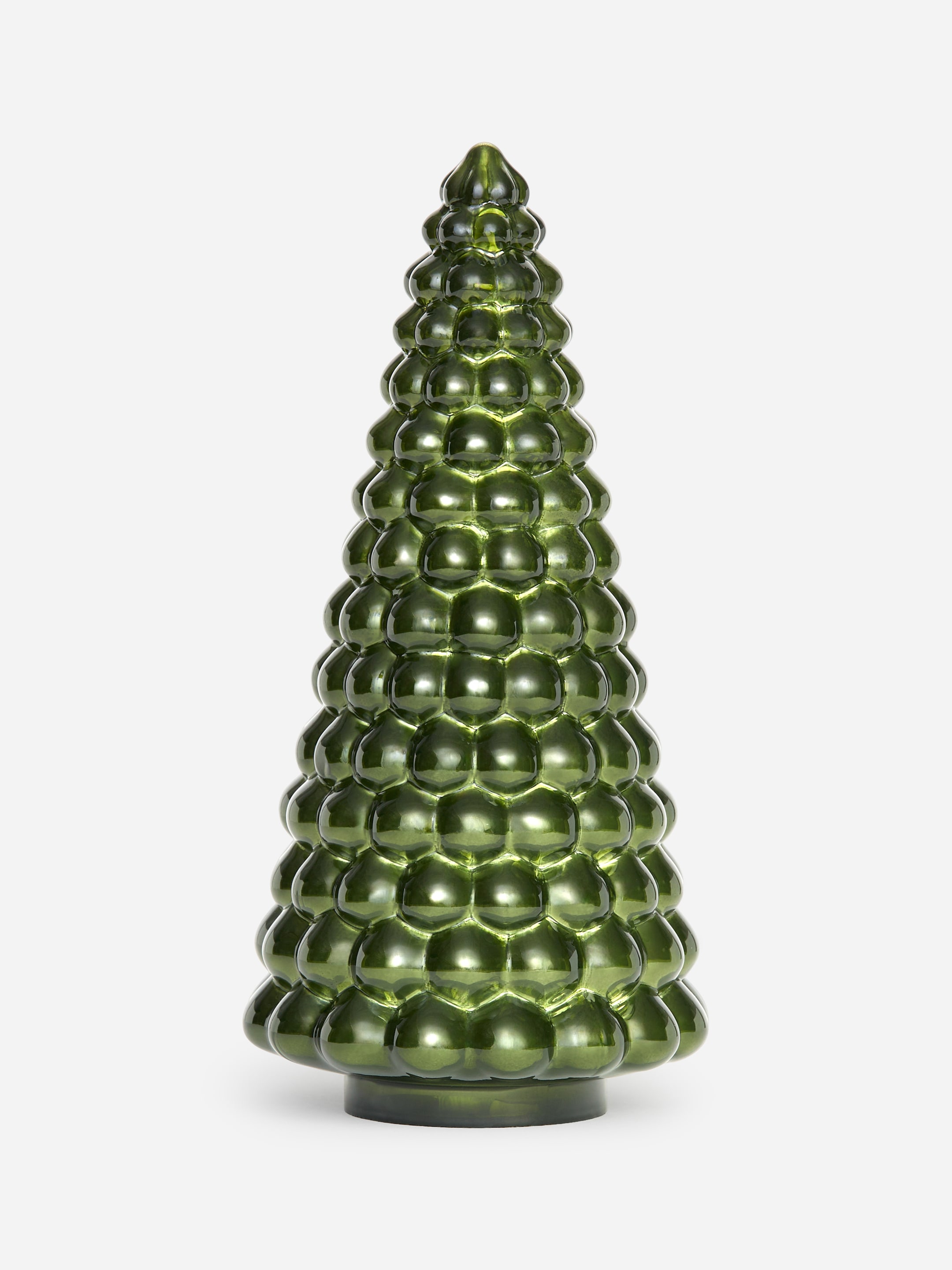 Adorno de árbol de cristal-Green-20530