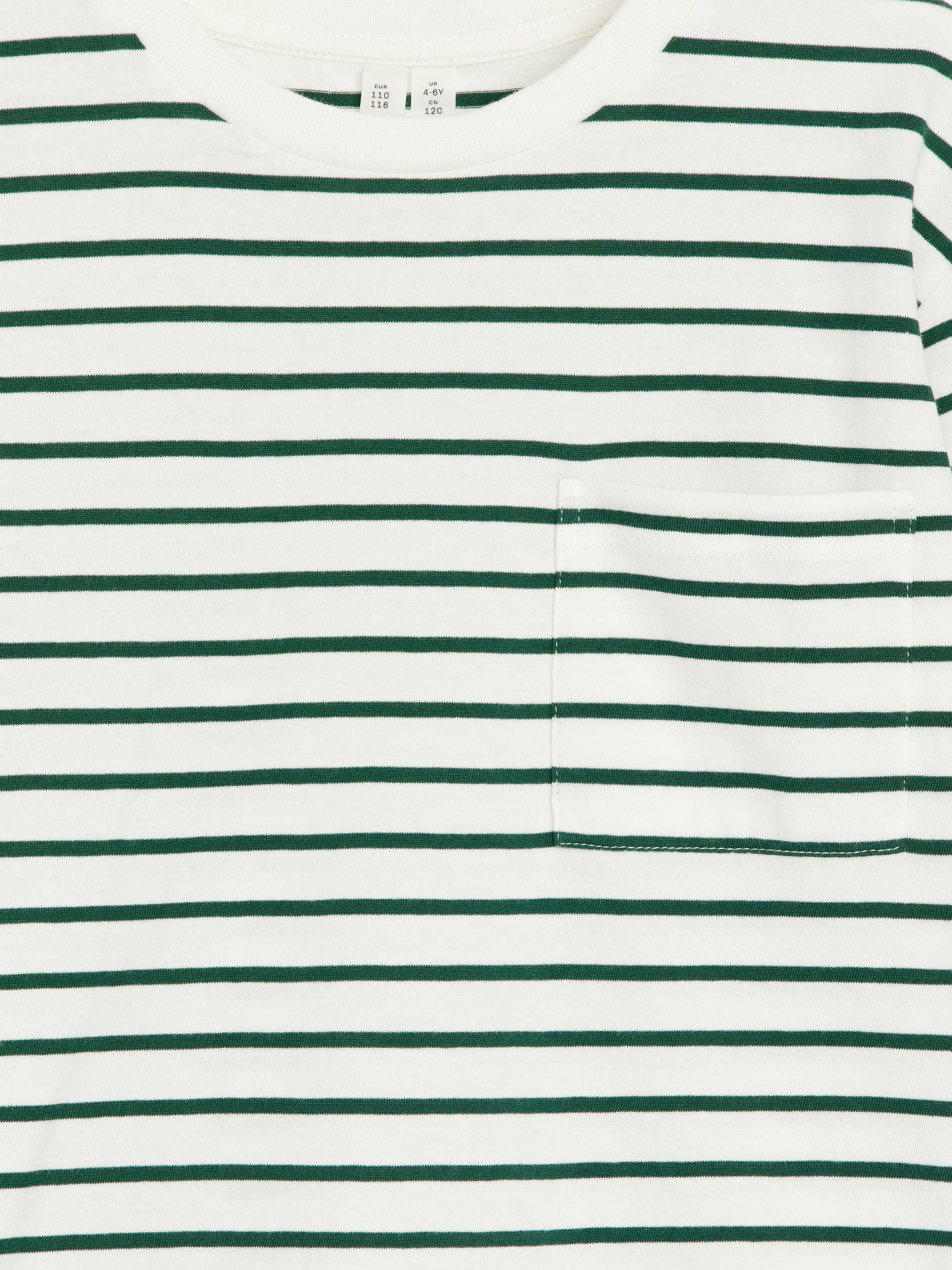 Långärmad t-shirt - Vit/mörkgrön - Loose fit - Children - StillMedia/DescriptiveDetail - 3