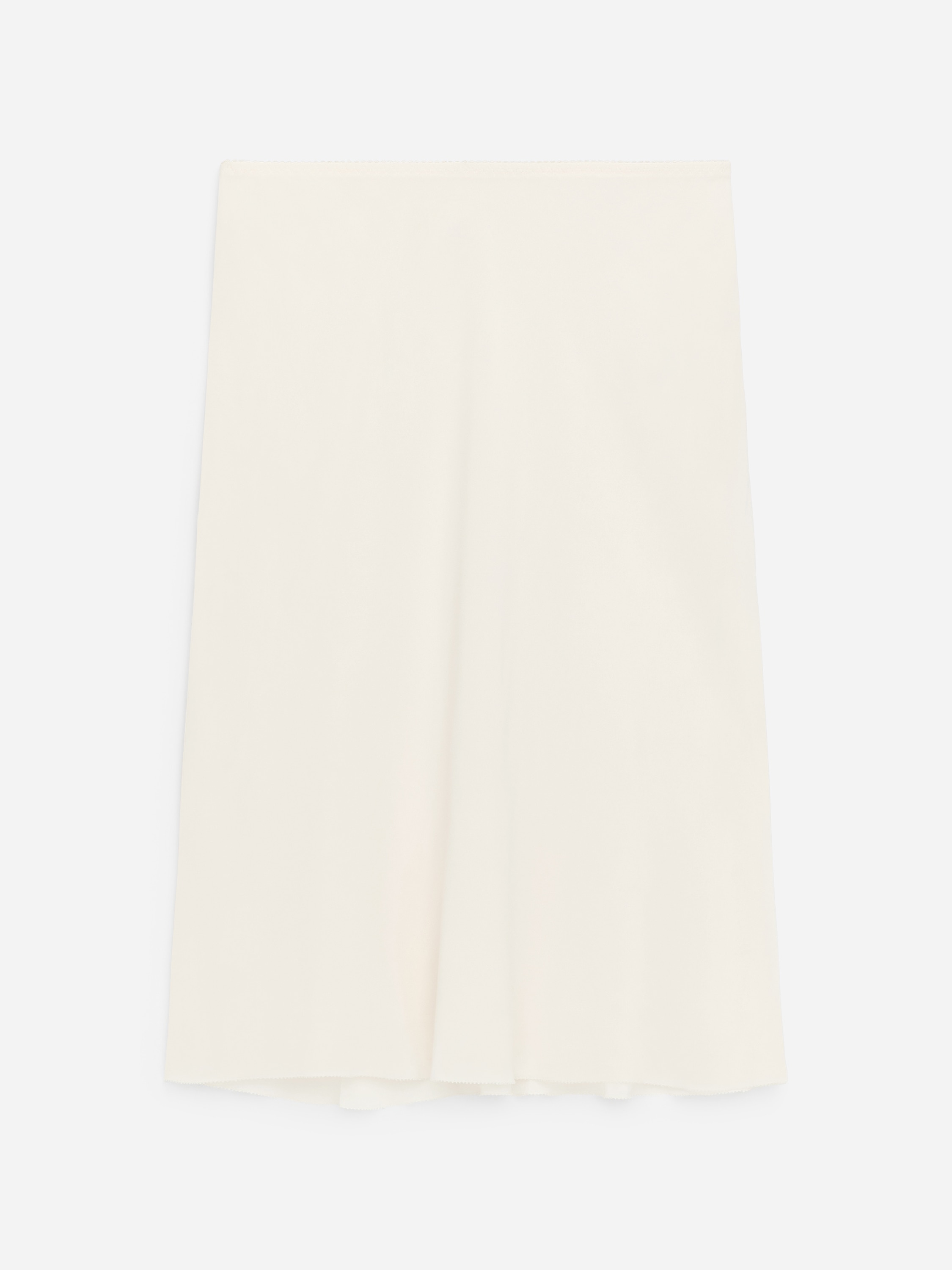 Midirok van chiffon - Gebroken wit/Zwart