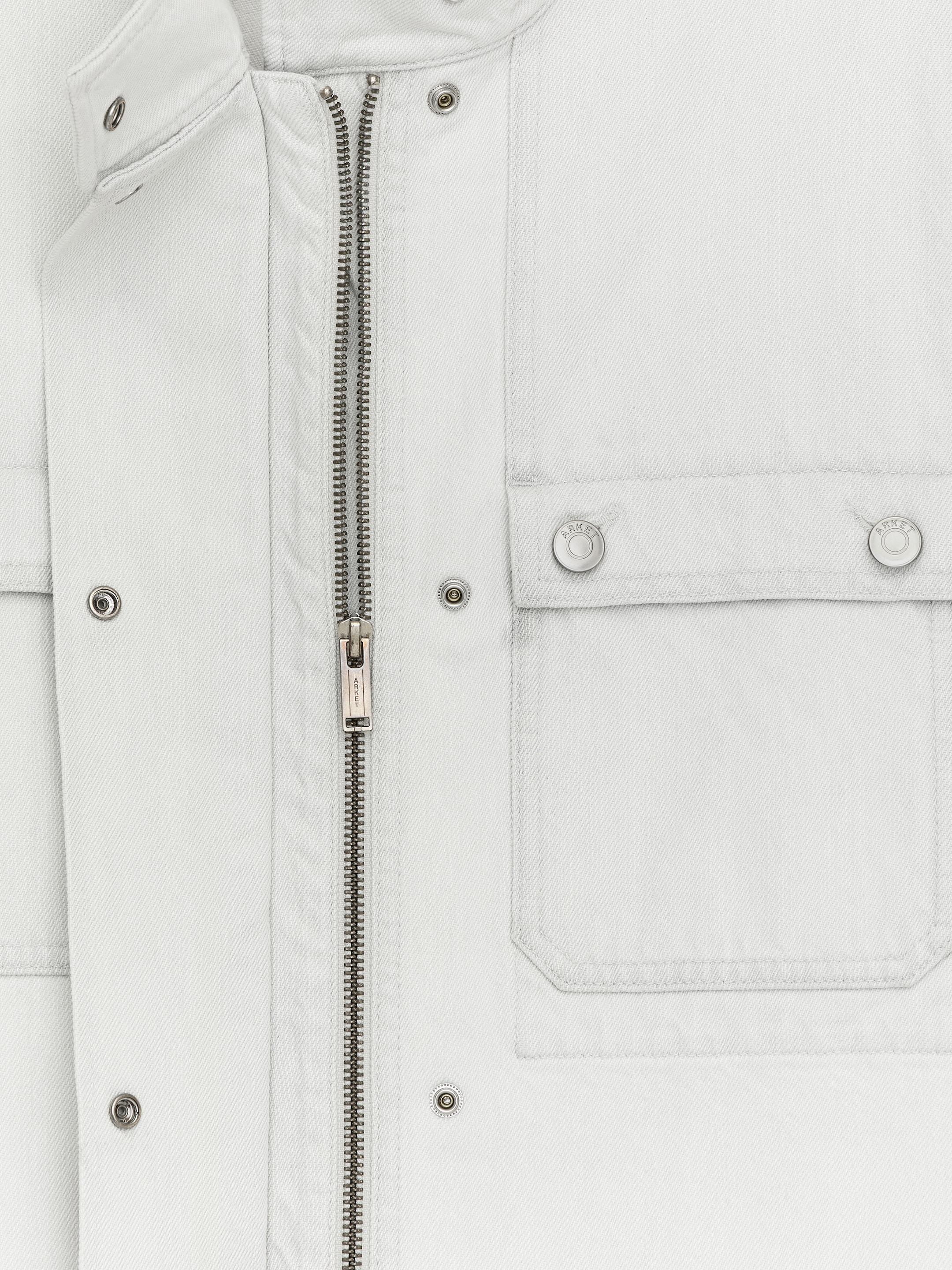 Chaqueta con cuello alto - Blanco roto - Corte relajado - Women - StillMedia/DescriptiveDetail - 1