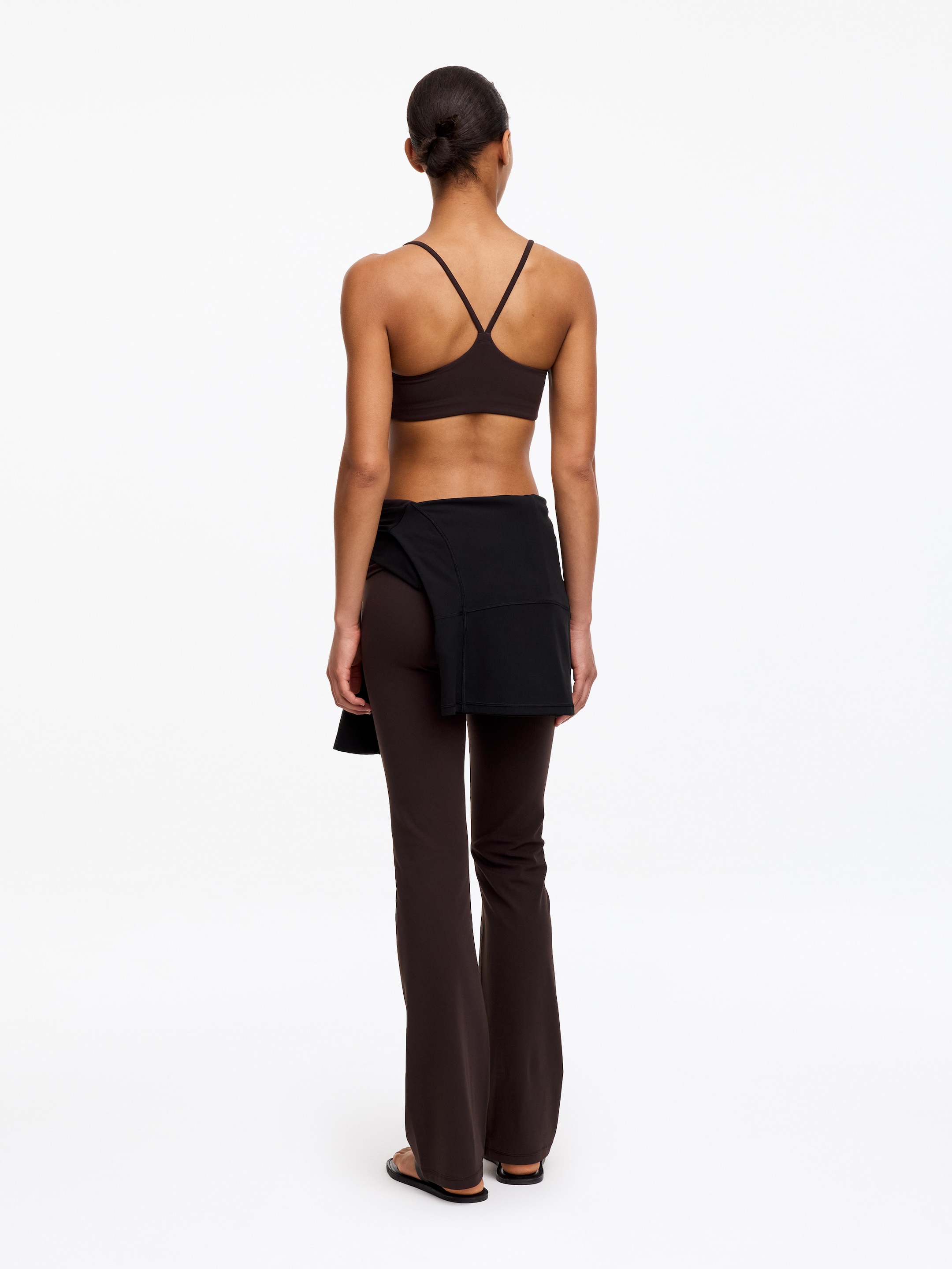 Soft Stretch Sports Bra - Brown - Slim fit - Women - StillMedia/Lookbook - 6