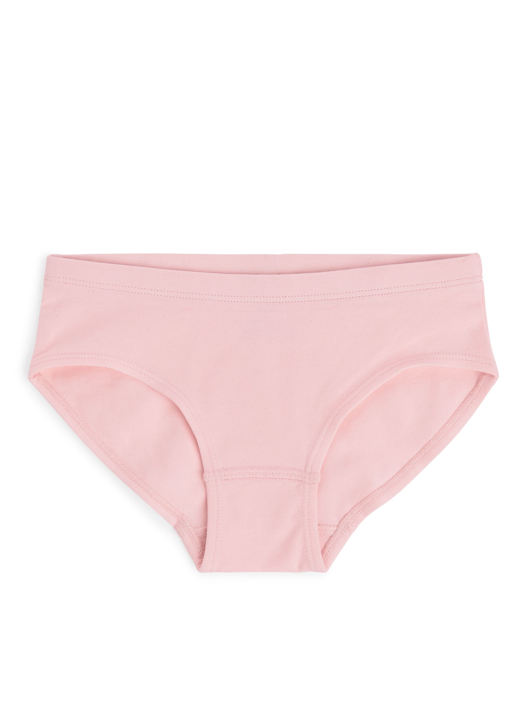 Slips aus Baumwolljersey, 3er-Set - rosa/weiß/grau - Regular Fit - Kinder - StillMedia/DescriptiveDetail - 3