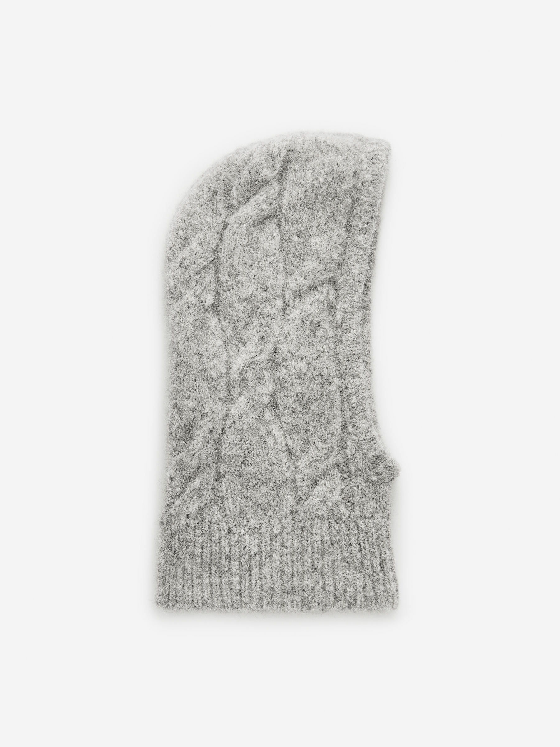 Eng anliegende Balaclava aus Alpakawollmischung - Grau - Damen - StillMedia/DescriptiveStillLife - 3