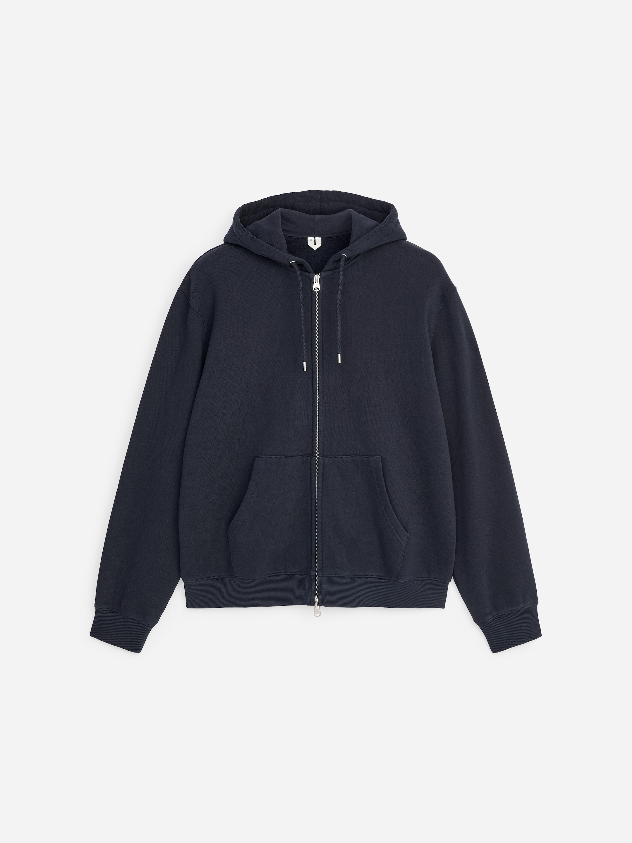 Relaxed Zip Hoodie - Dark Blue - Relaxed fit - men - StillMedia/DescriptiveStillLife - 1