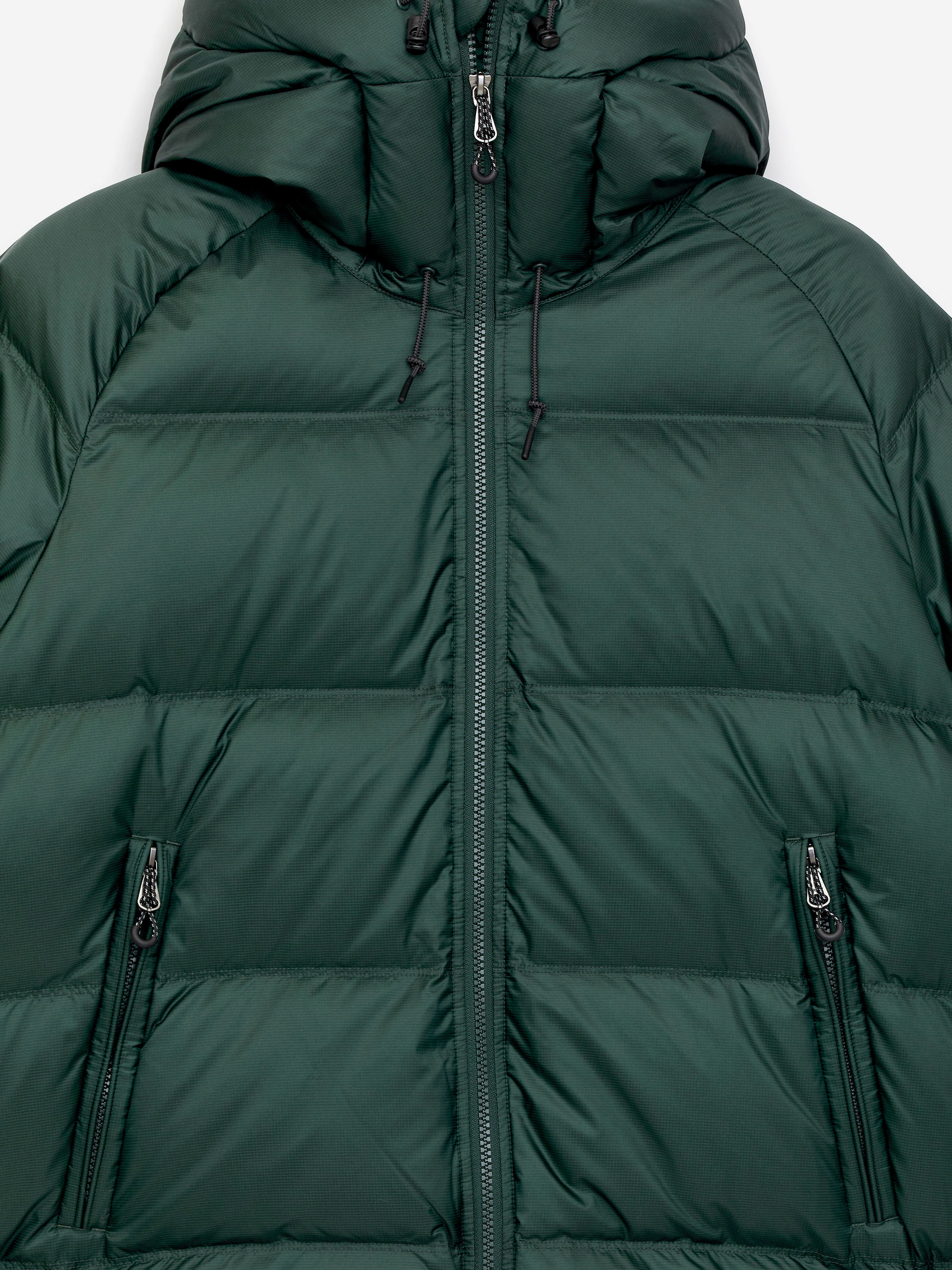 Upcycled Down Sporty Jacket - Dark Green - Regular fit - Men - StillMedia/DescriptiveDetail - 2