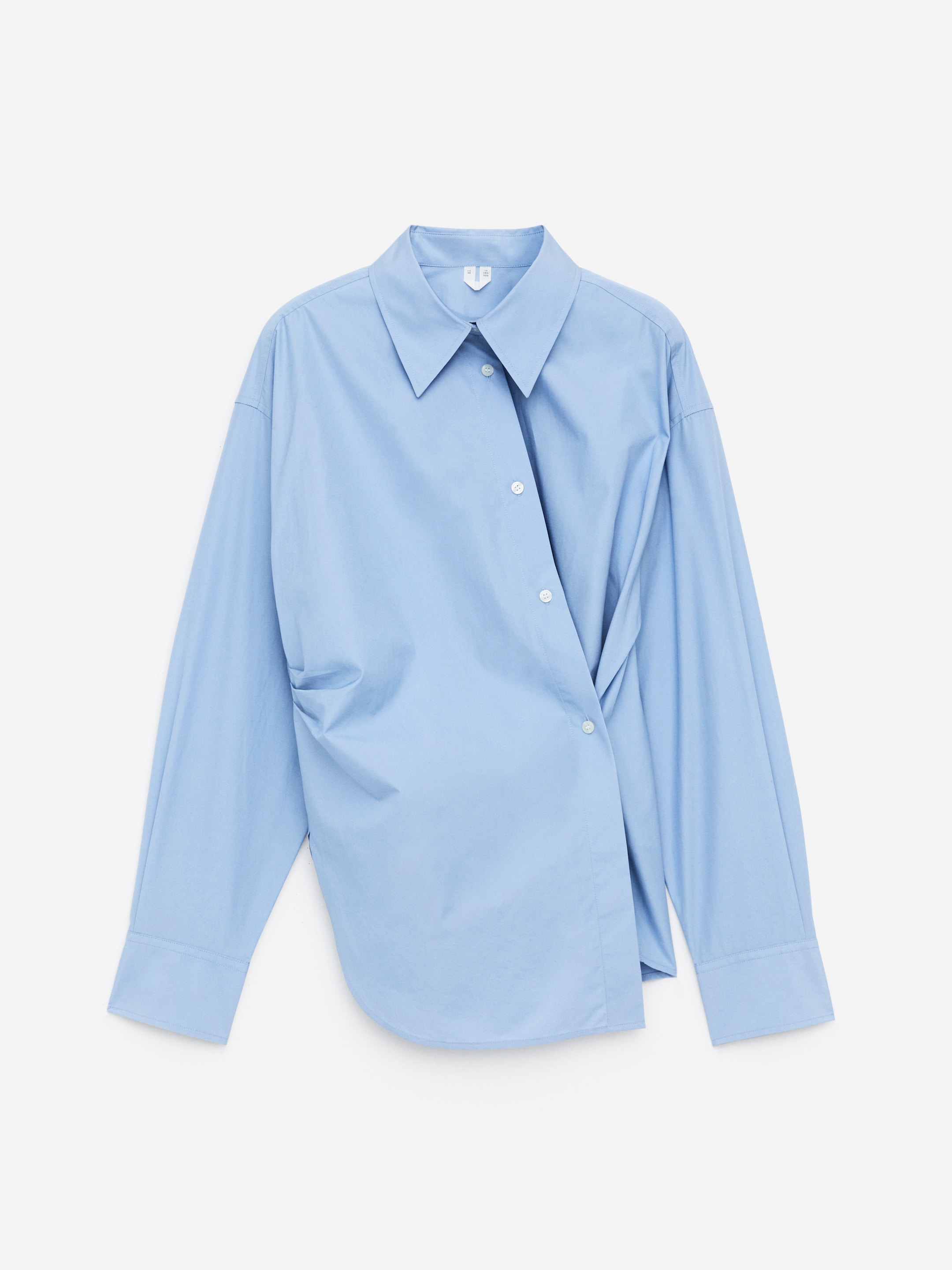 Größeres Bild ansehen: Asymmetrisches Wickelhemd - Hellblau - Ladies | H&M DE 1