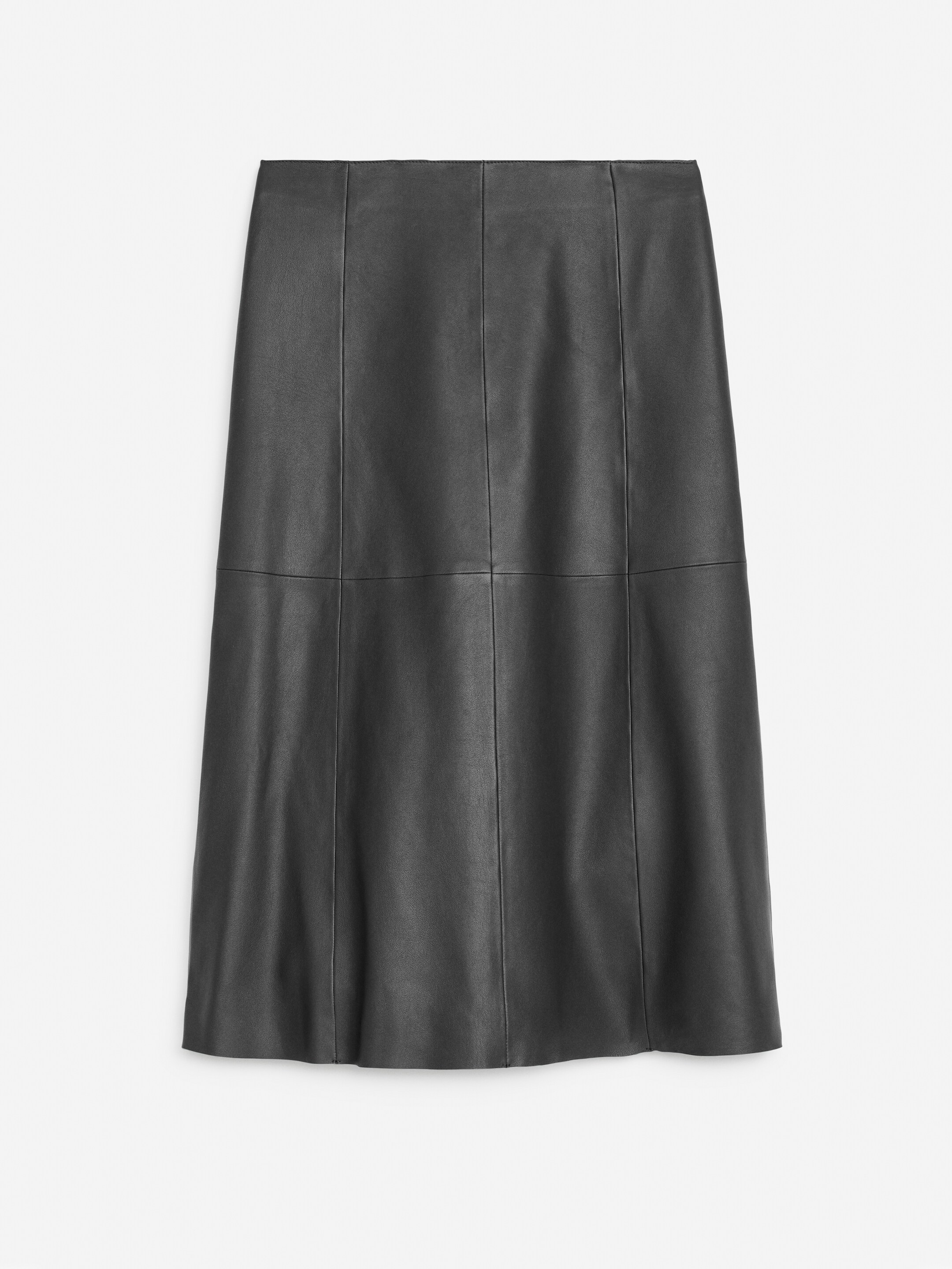 Größeres Bild ansehen: Lederrock mit Steppnähten - Dunkelgrau - Ladies | H&M DE 1
