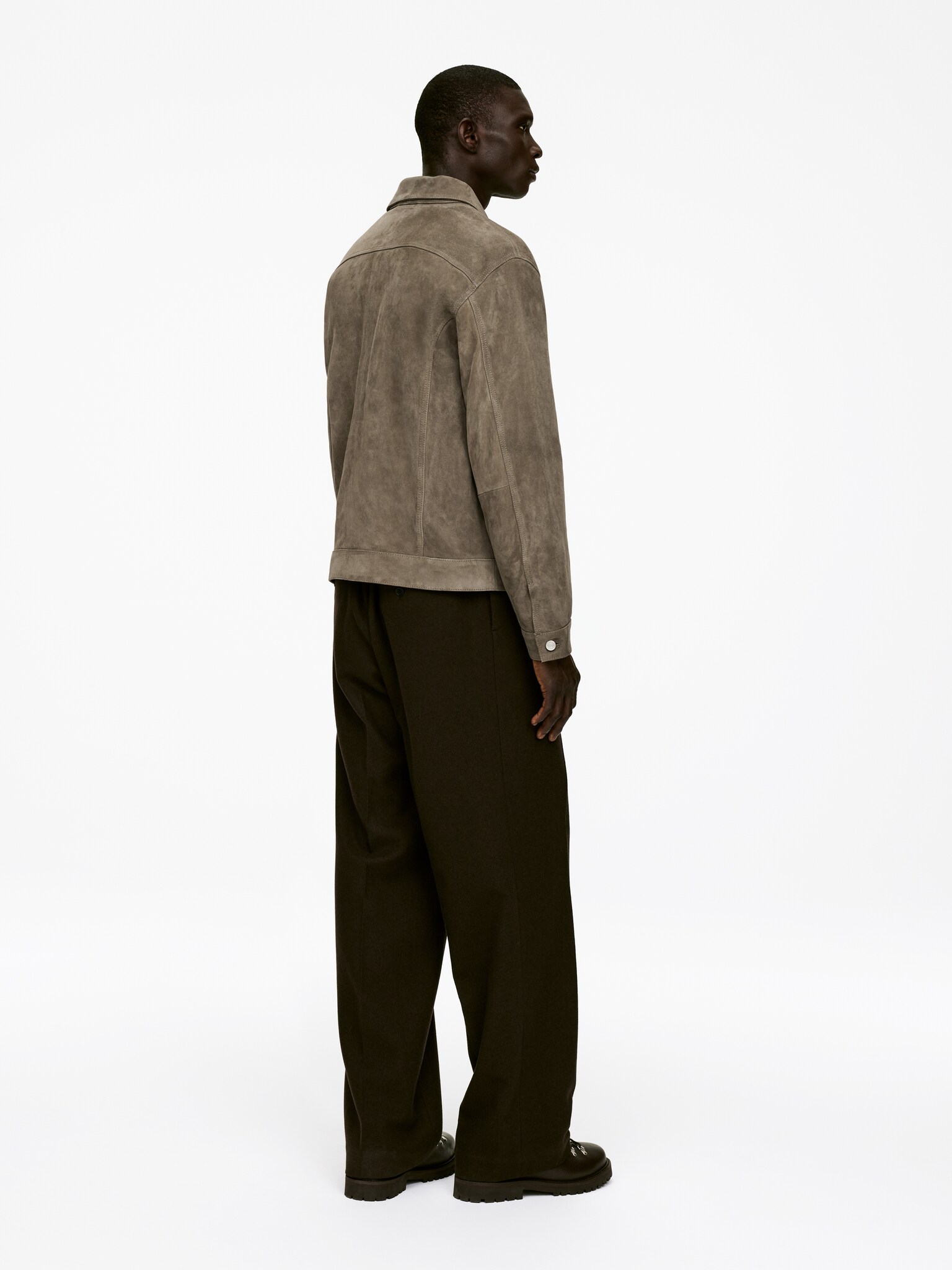 Veste en daim - Sauge - 3