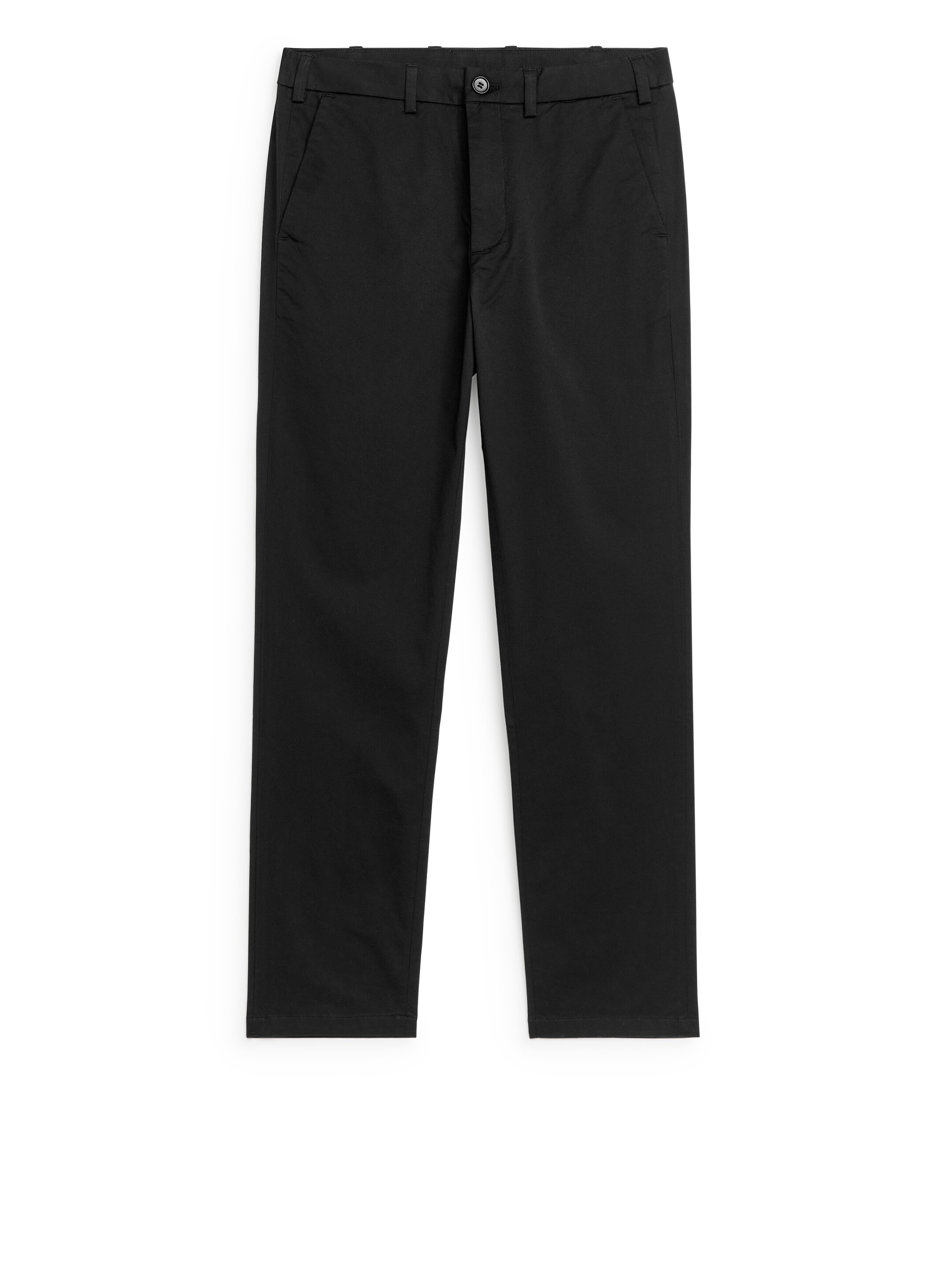 Ver imagem maior: Chinos de algodão justos - Preto - HOMEM | H&M PT 1