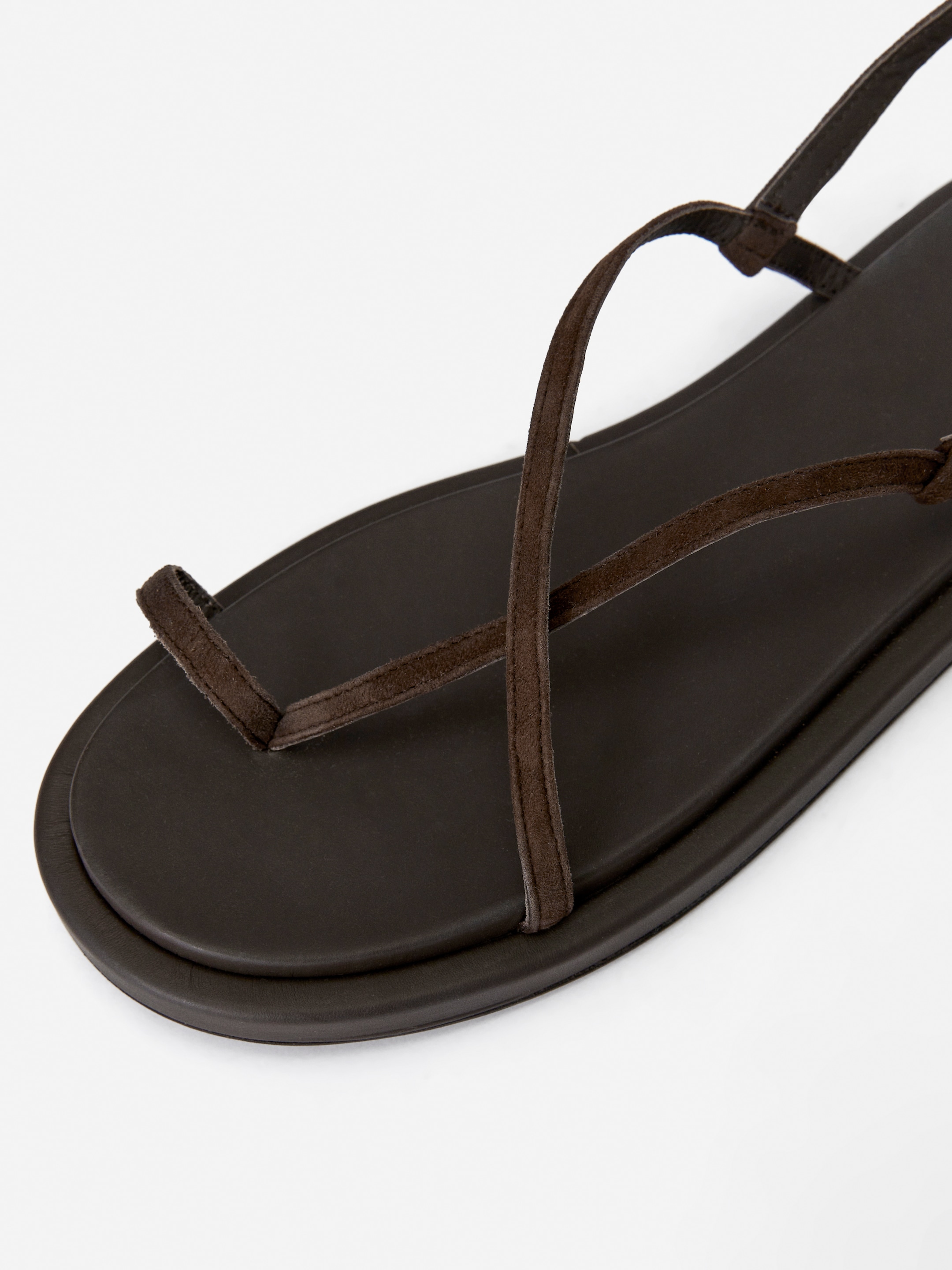 Suede Strap Sandals - Brown - Women - StillMedia/DescriptiveDetail - 5