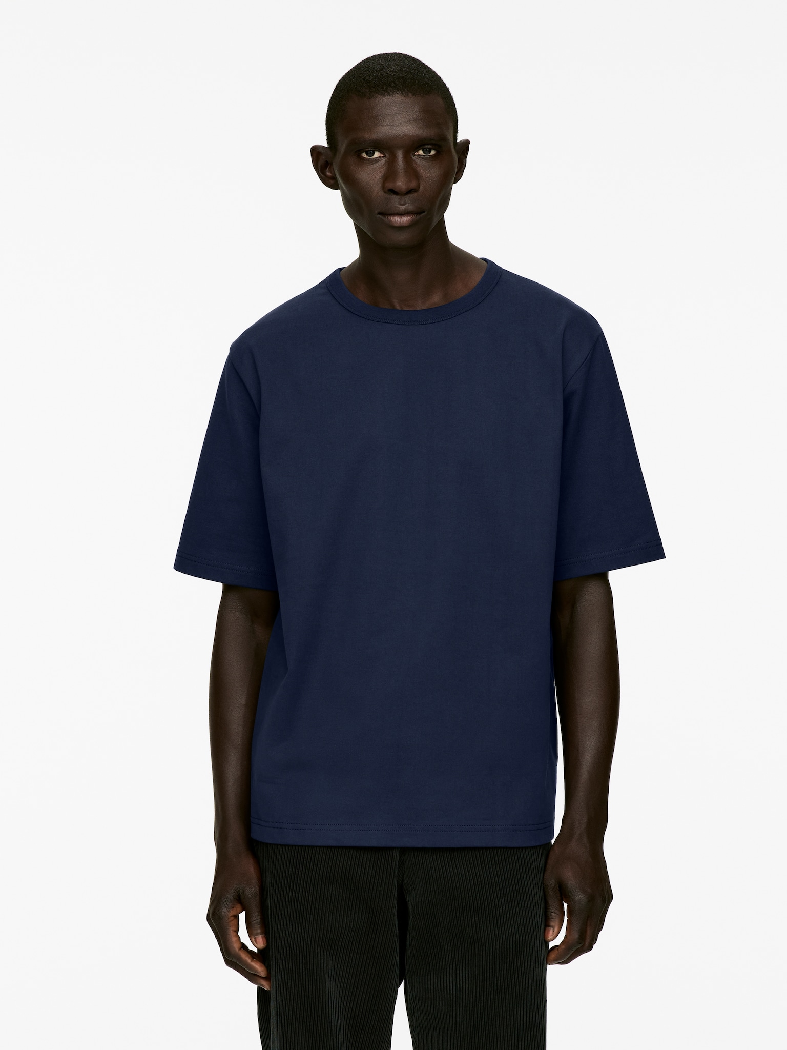 270 GSM Oversized T-Shirt - Donkerblauw/Wit/Zwart/Beigebruin/Donkertaupe