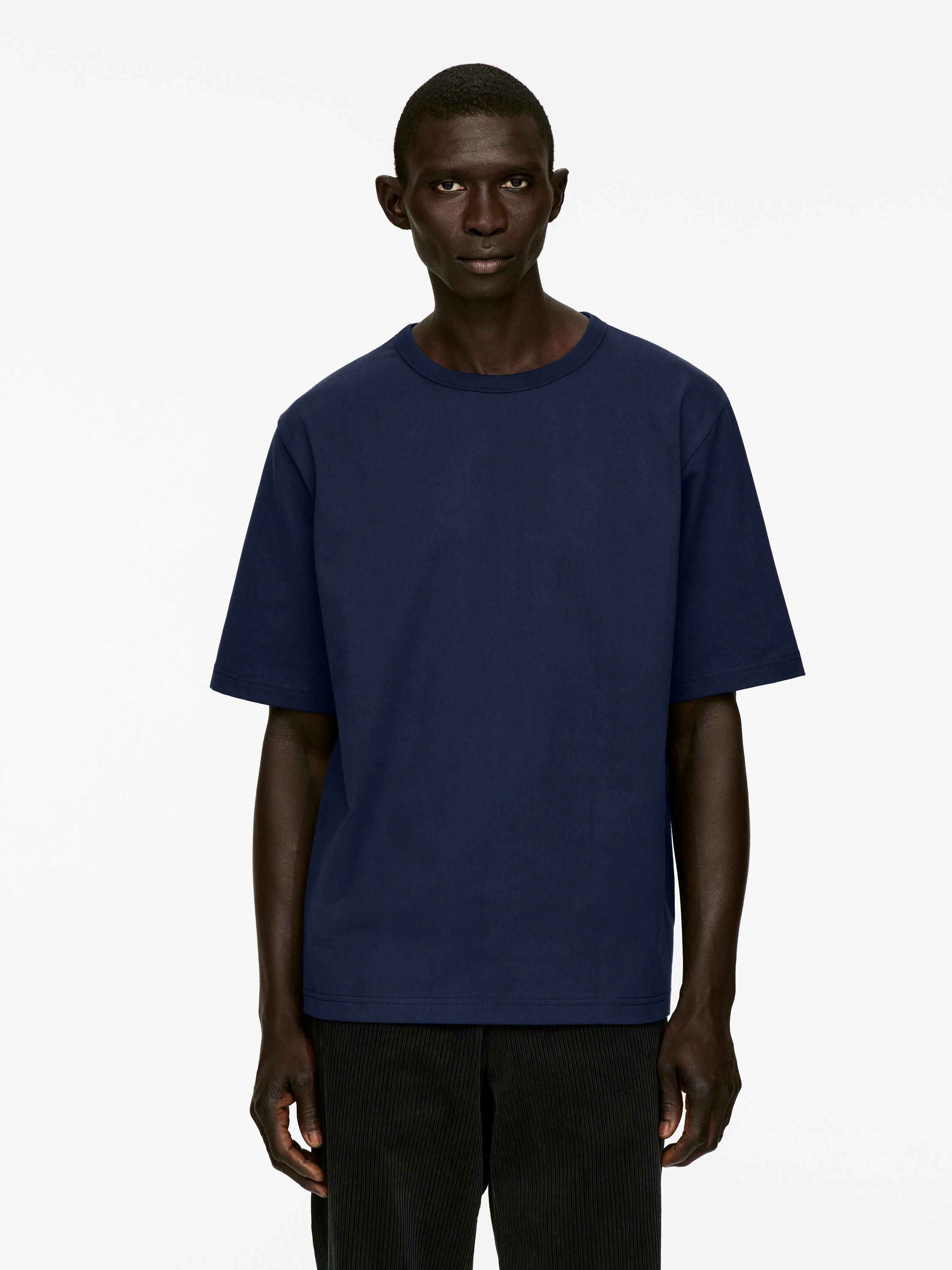 270 GSM Oversized T-Shirt - Dark Blue - Relaxed fit - Men - StillMedia/Lookbook - 7