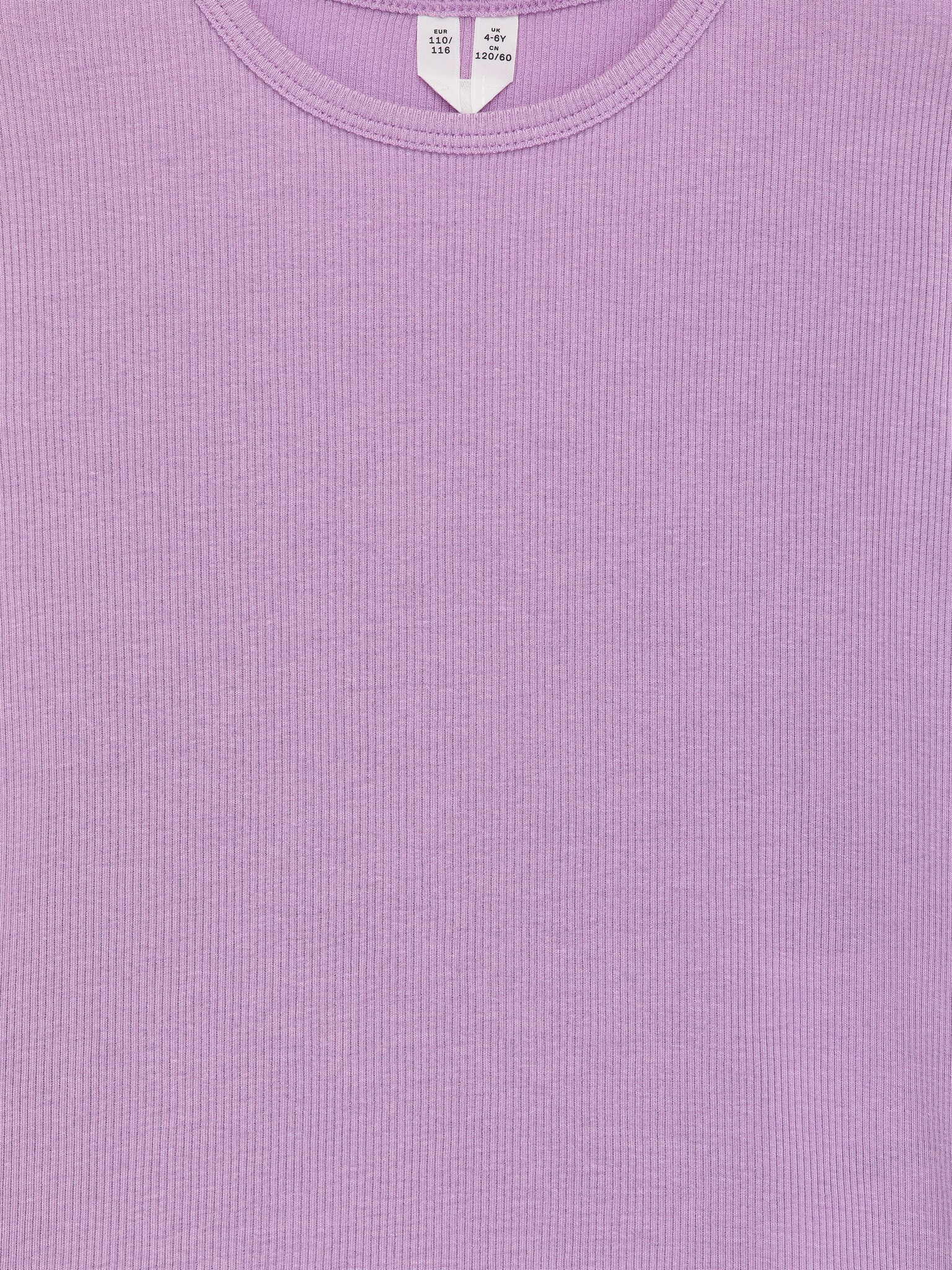 Ribbed Top - Lilac - 3