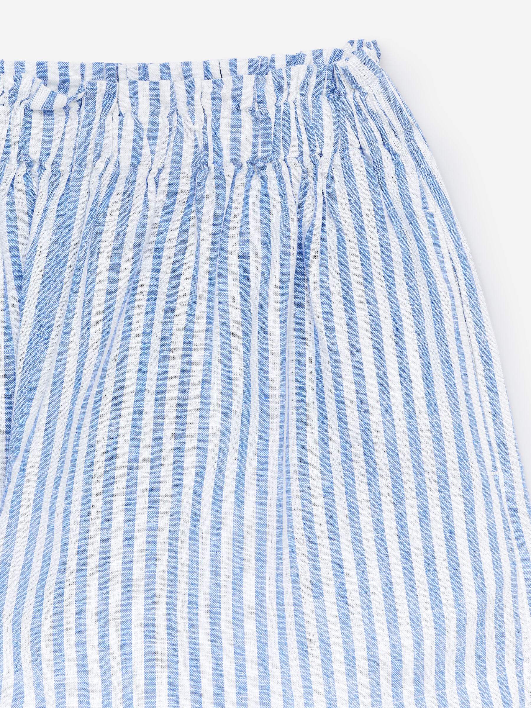 Paperbag-Shorts - Blau/Weiß - Relaxed Fit - Kinder - StillMedia/DescriptiveDetail - 3