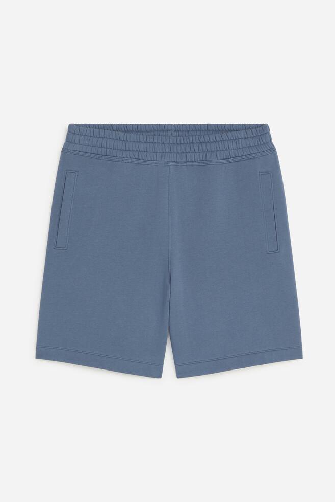 Jerseyshorts - Støvet blå/Gråmeleret - 1