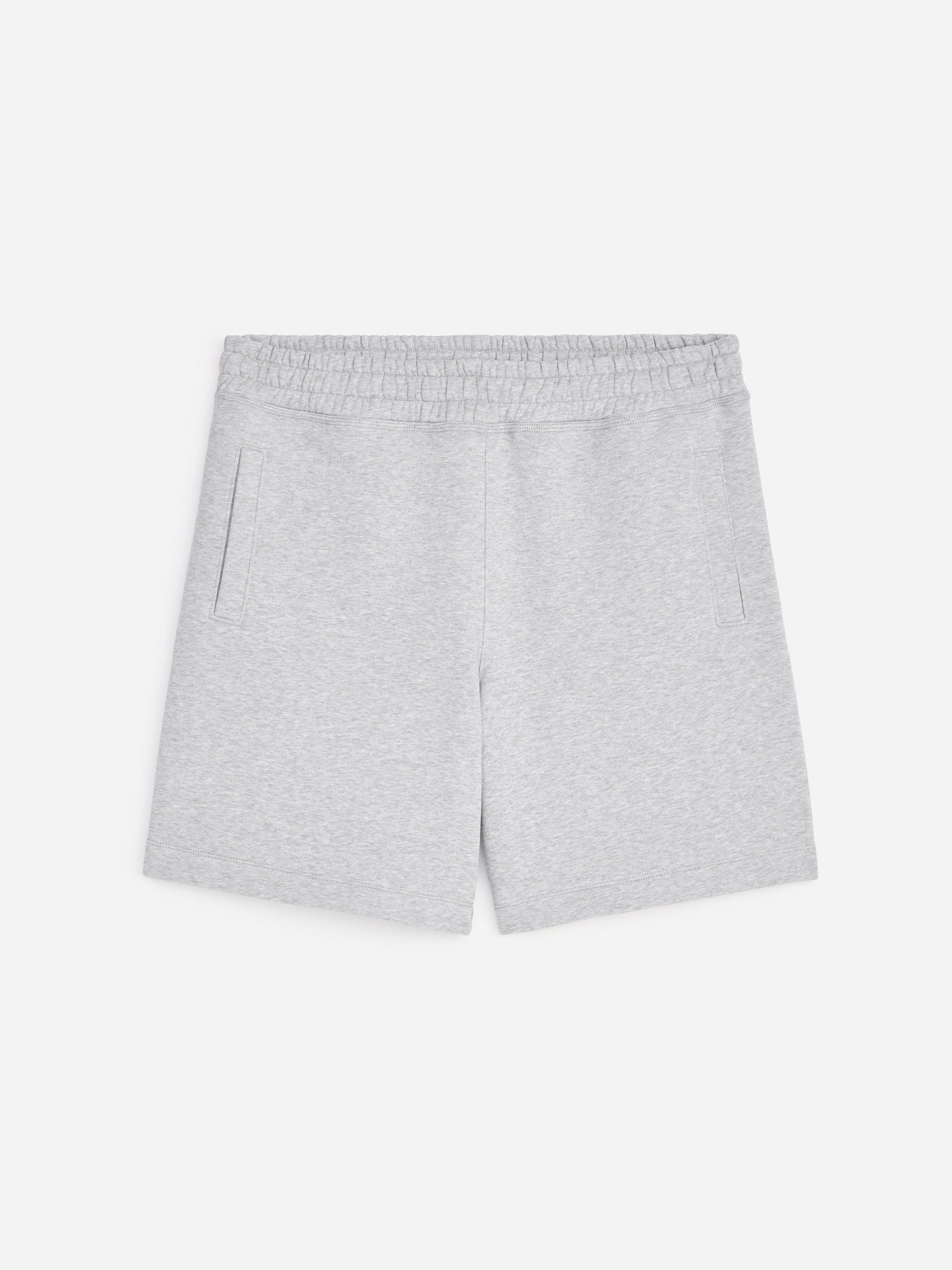 Jerseyshorts - Graumeliert/Taubenblau