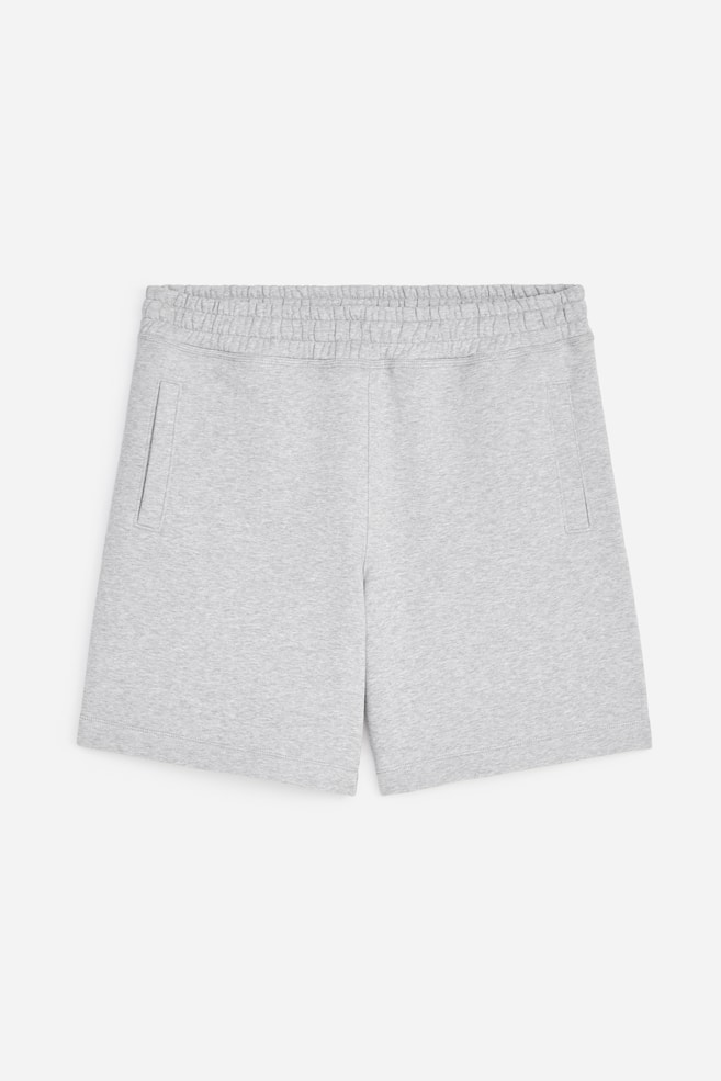 Short en jersey - Gris chiné/Bleu poudré - 1