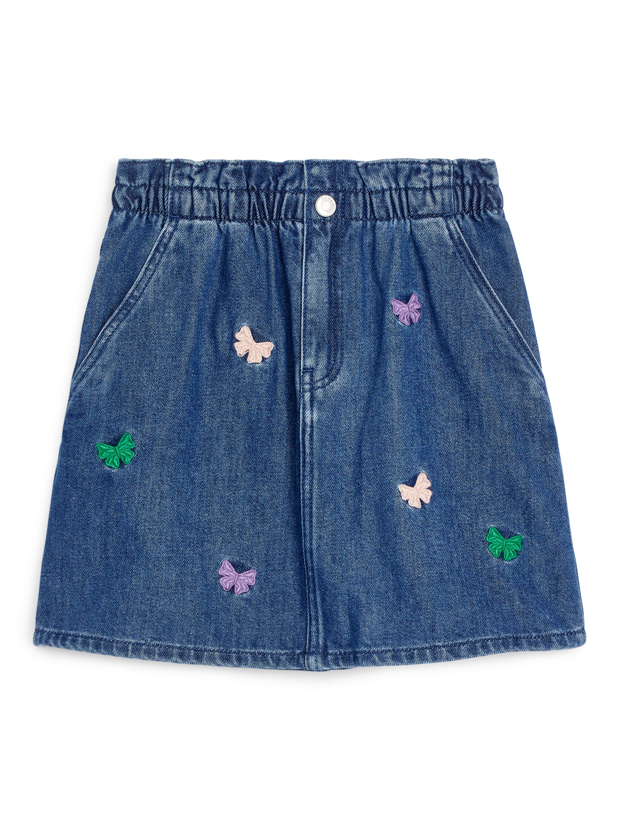 Bestickter Jeansrock - Blau - Regular Fit - Kinder - StillMedia/DescriptiveStillLife - 2