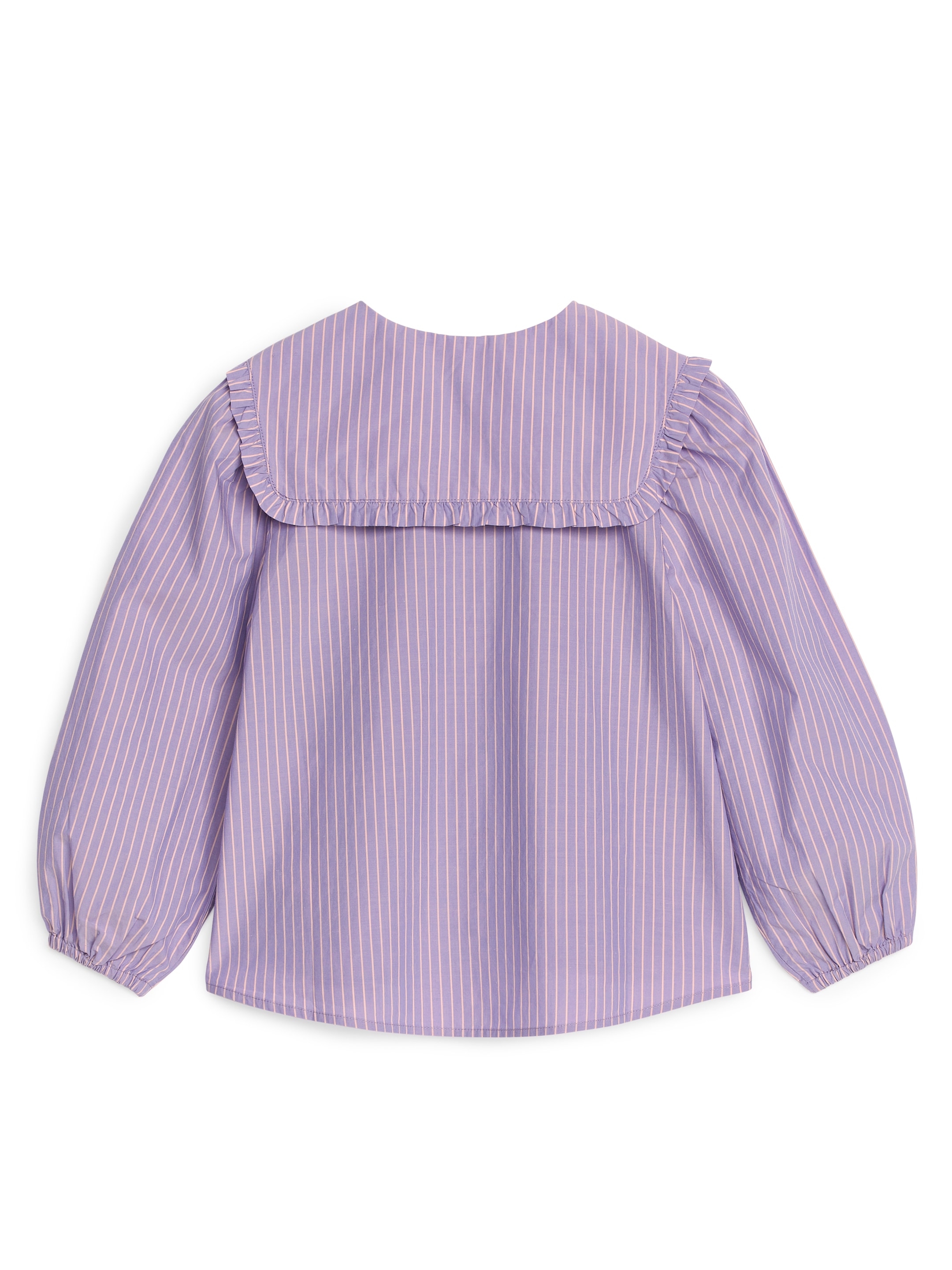 Frill-Collar Blouse - Lilac/Pink - Regular fit - Children - StillMedia/DescriptiveStillLife - 3