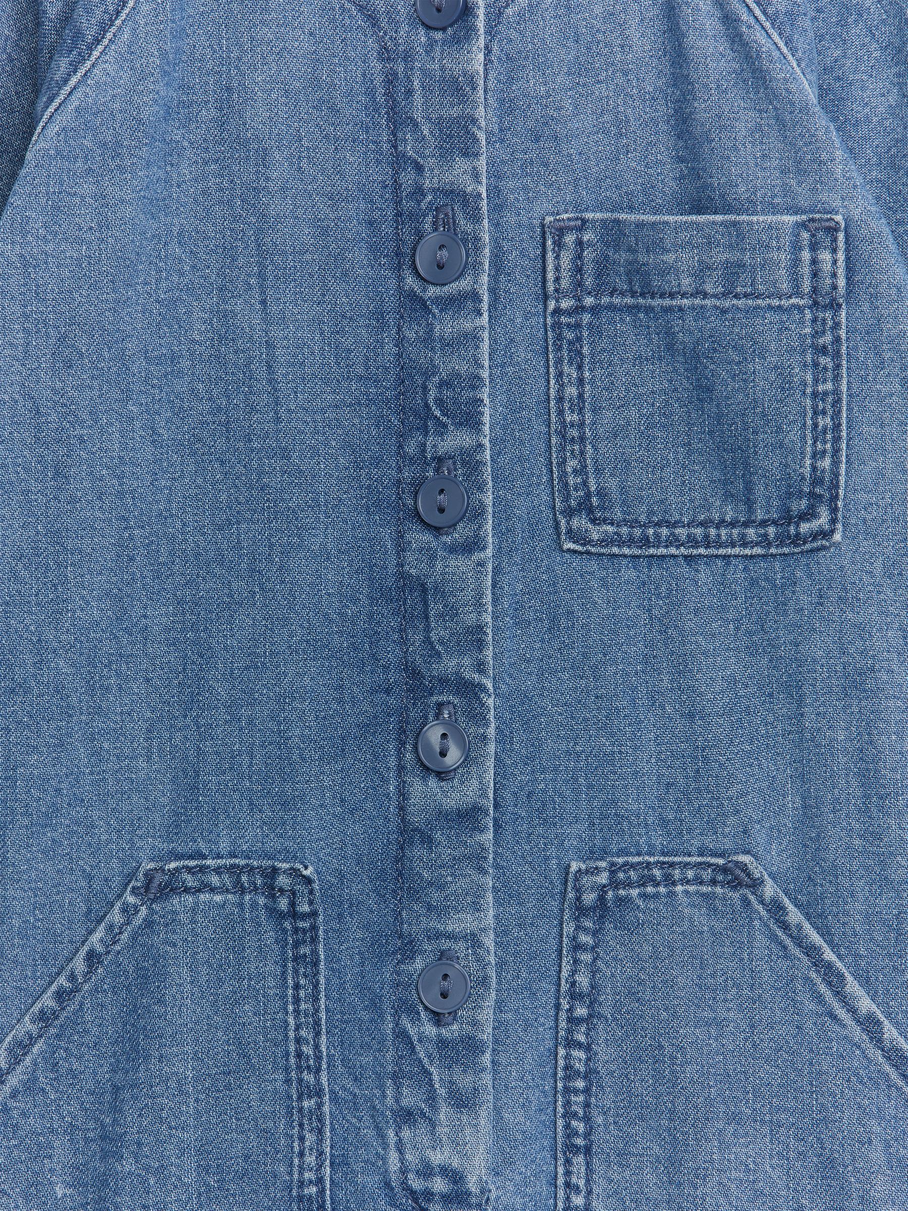 Baumwoll-Overall - Blau - Loose Fit - Kinder - StillMedia/DescriptiveDetail - 3